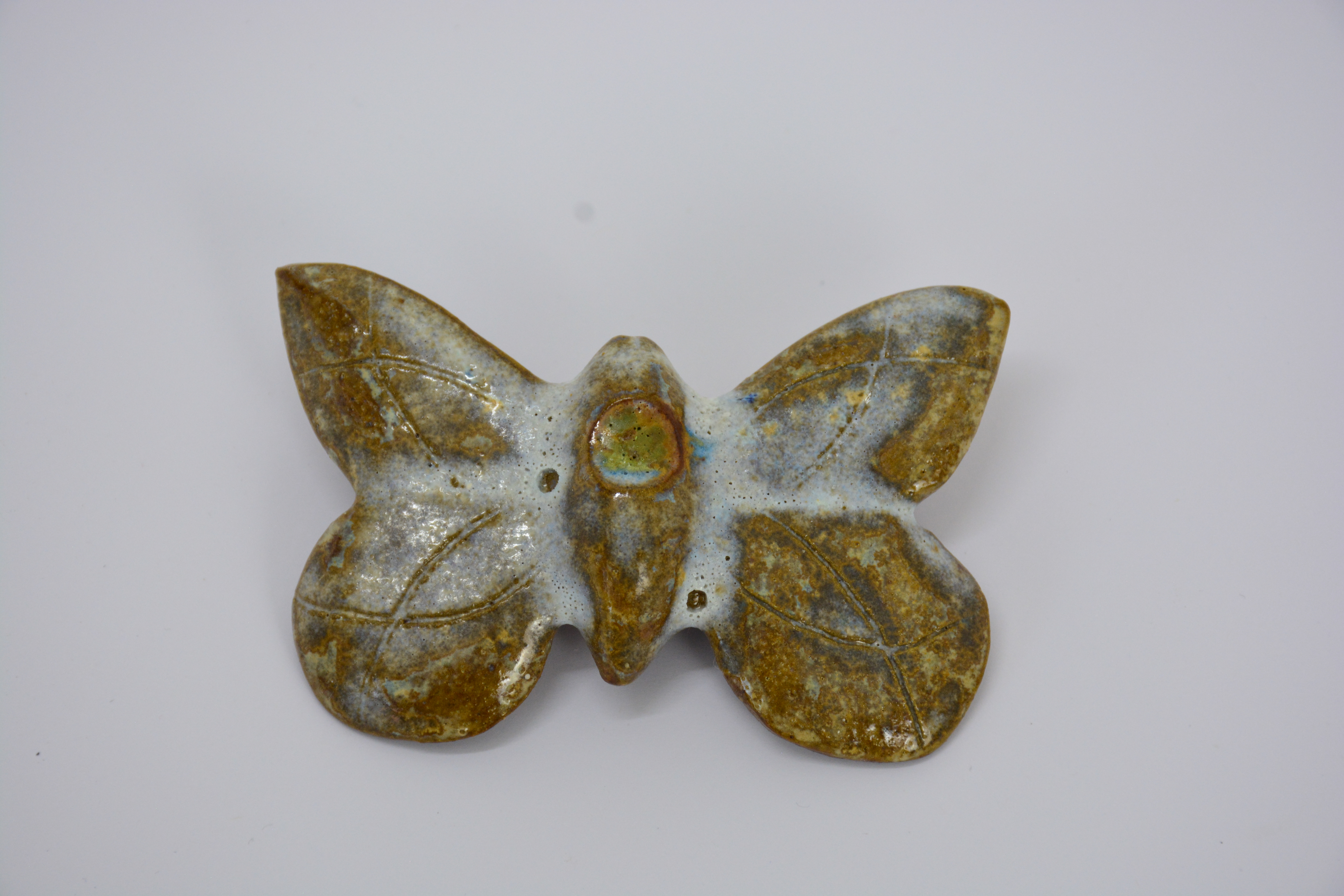 Small ceramic butterfly wall hanging 