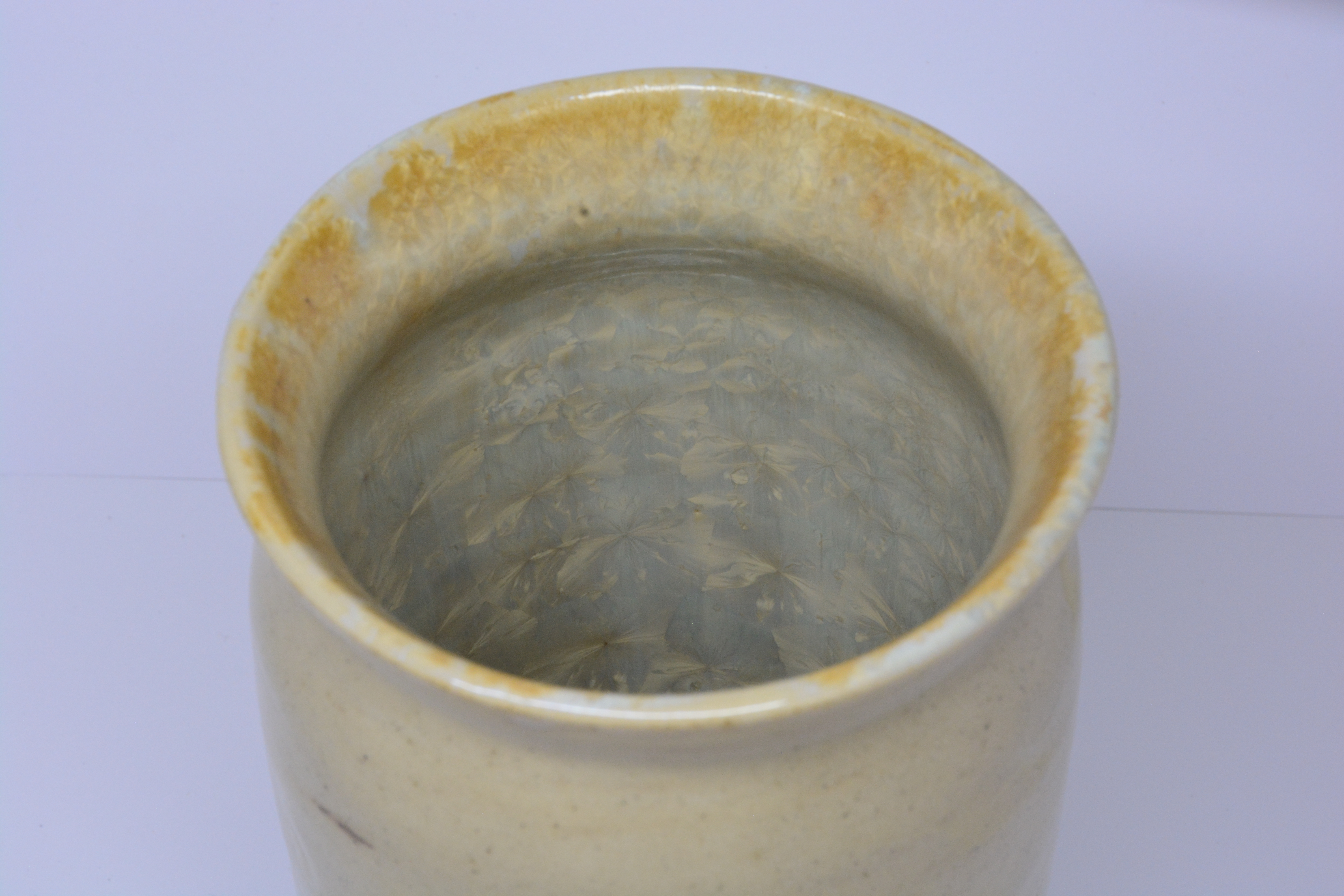 Crystalline Ceramic Vase