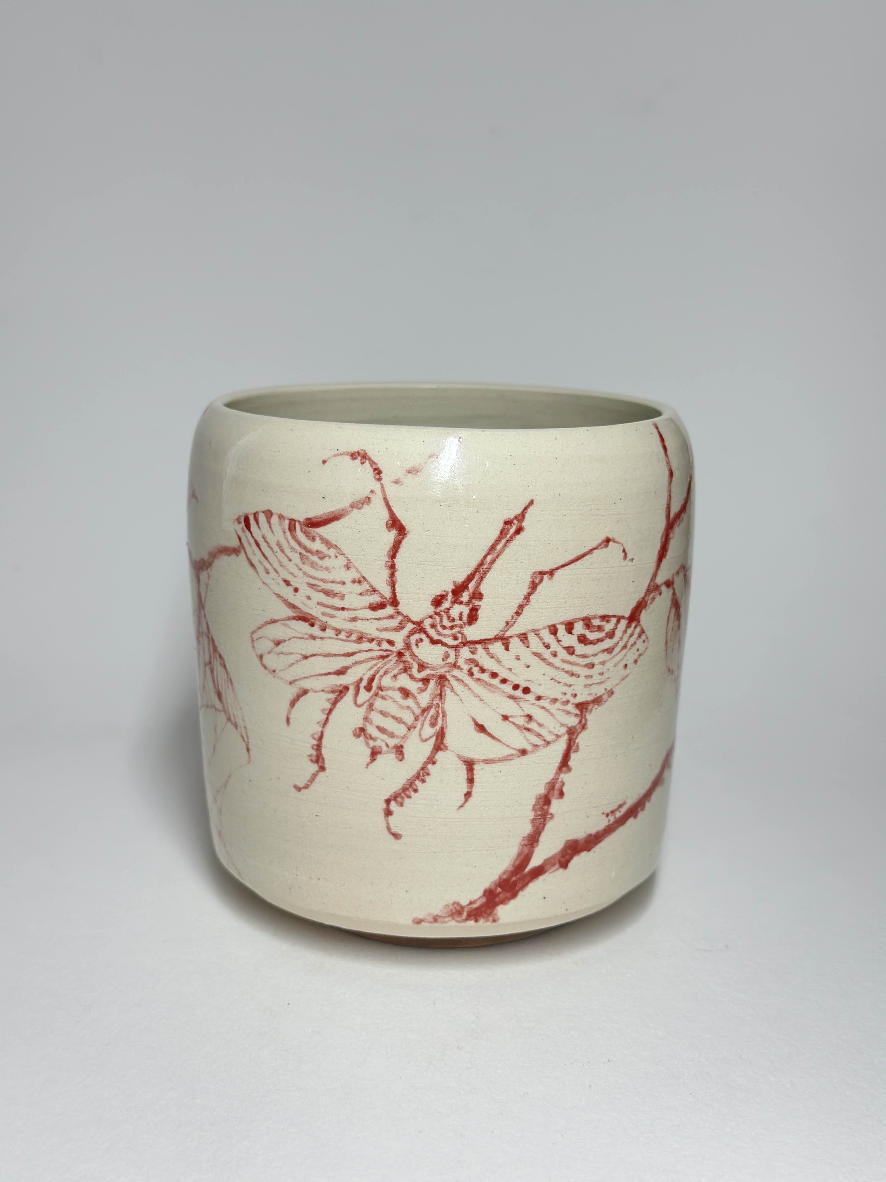 Earth Mould x Martyrdom Hand painted Ceramic Vase