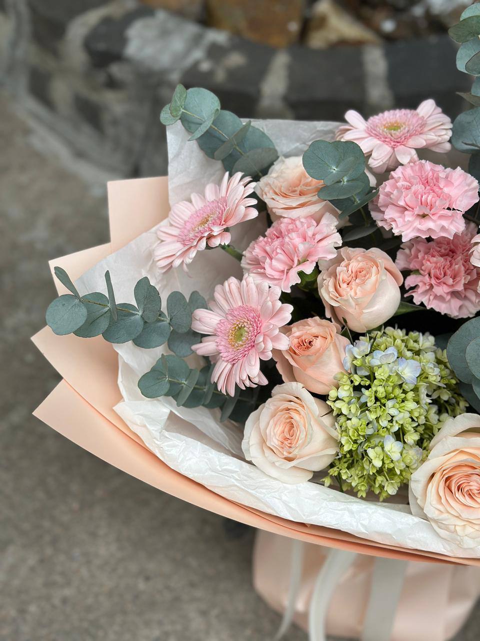 Soft Pink Garden Bouquet