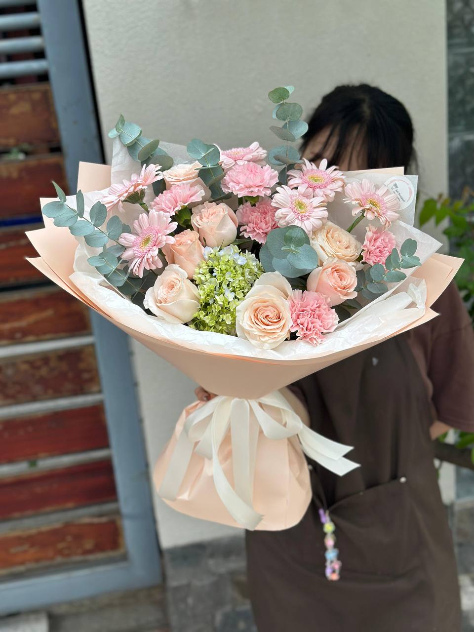 Soft Pink Garden Bouquet