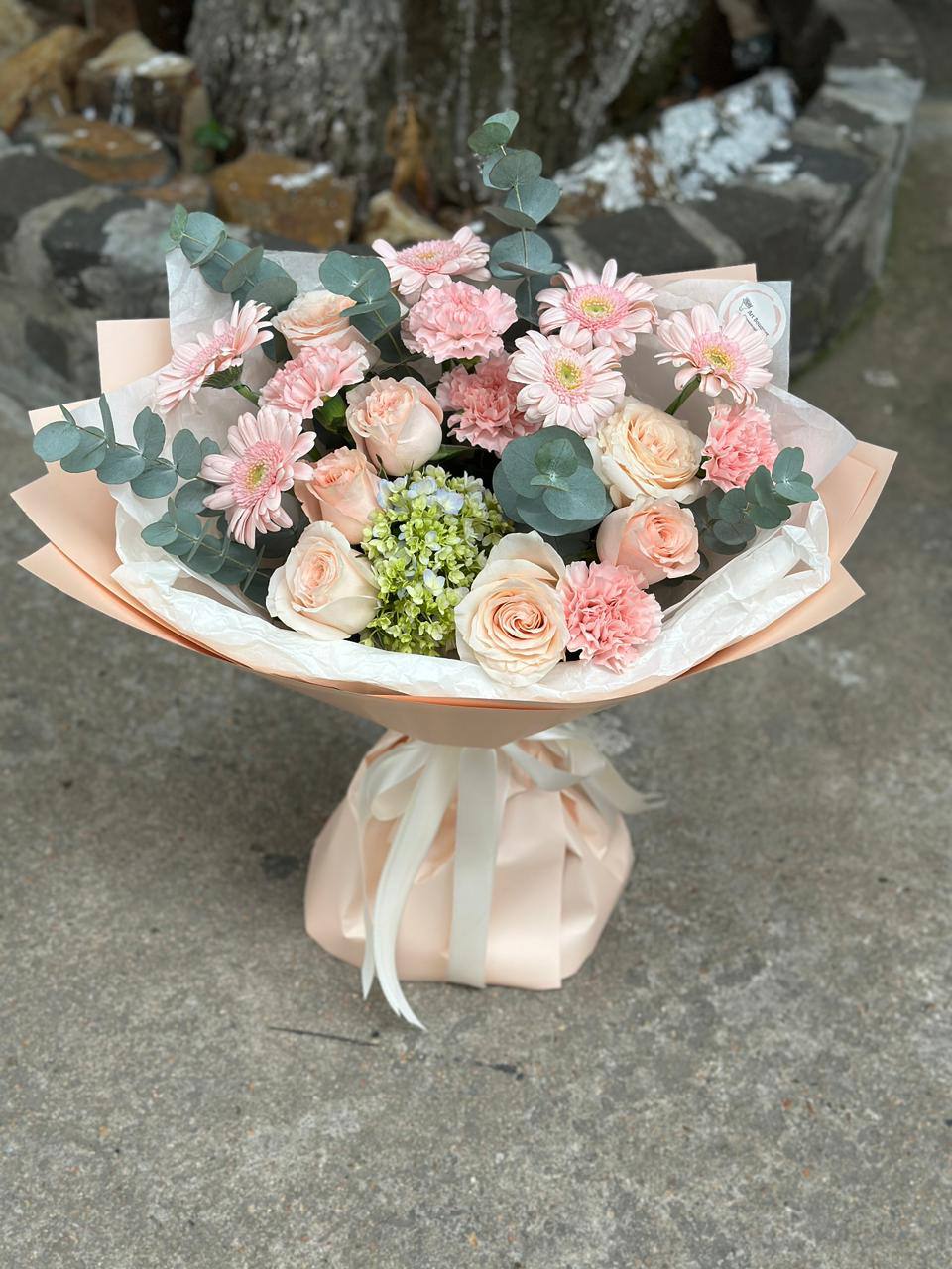 Soft Pink Garden Bouquet