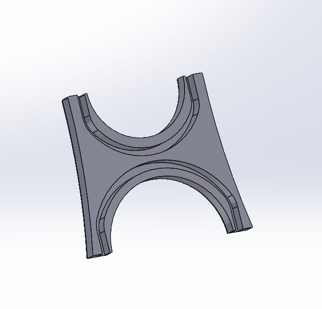 4 Supports bonbonnes amortisseurs (sur mesures)