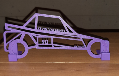 Silhouette buggy personnalisable (vue de coté)