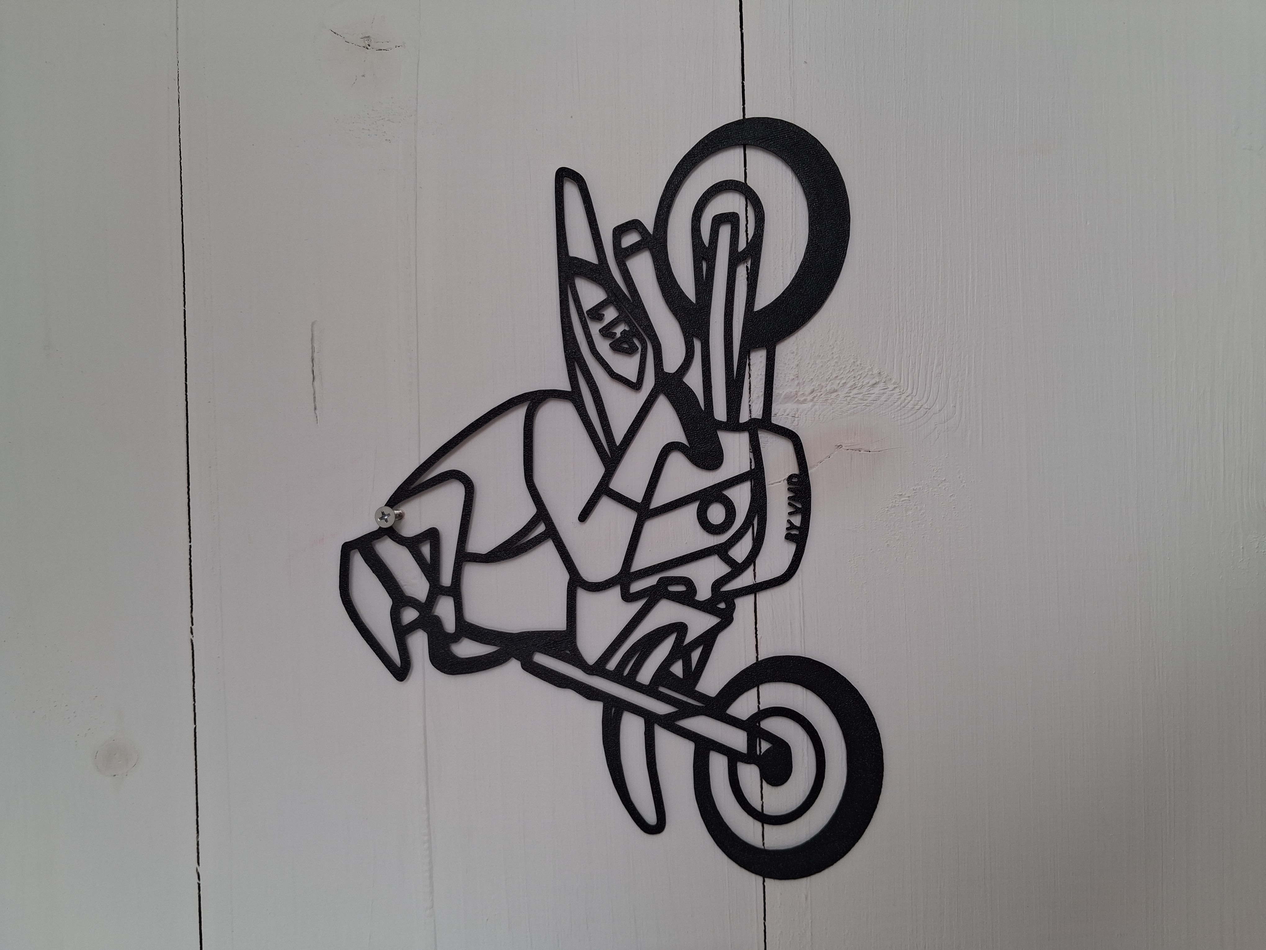 Silhouette supermotard personnalisable