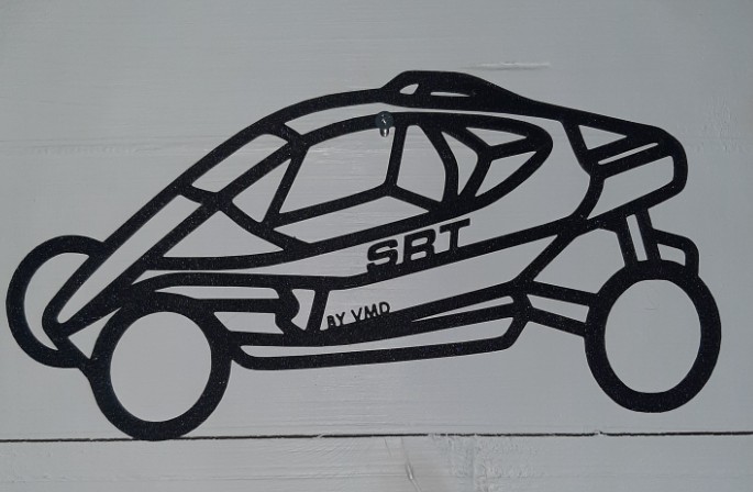 Silhouette buggy personnalisable (vue perspective)