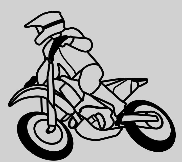 Silhouette sur mesures moto compétitions/séries