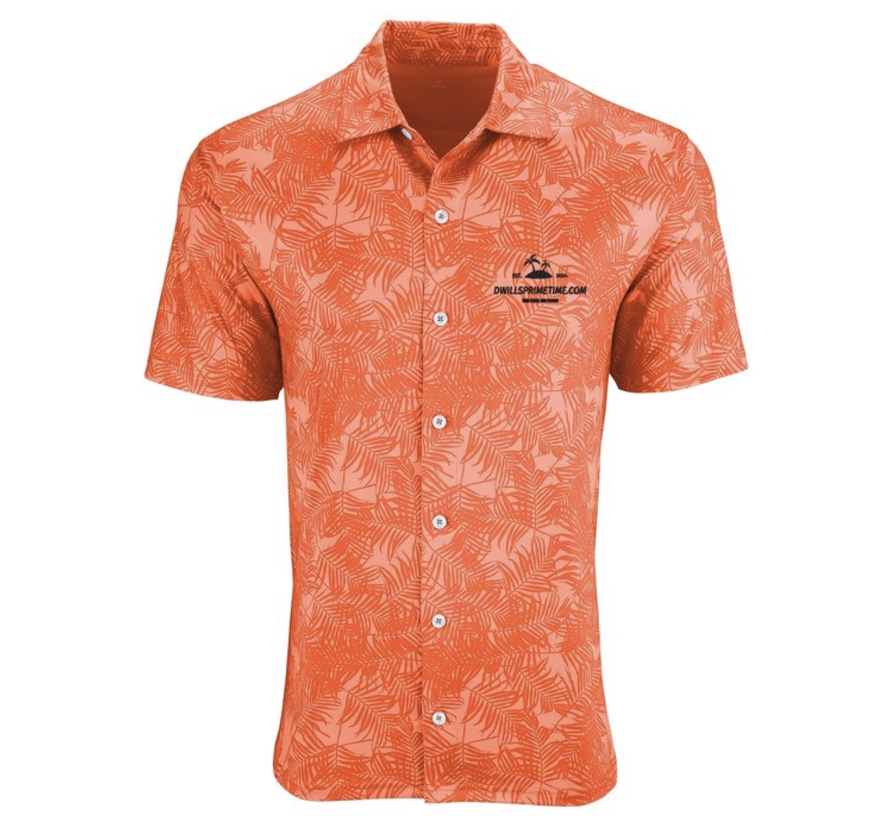Men's Short-Sleeve Floral Shirt