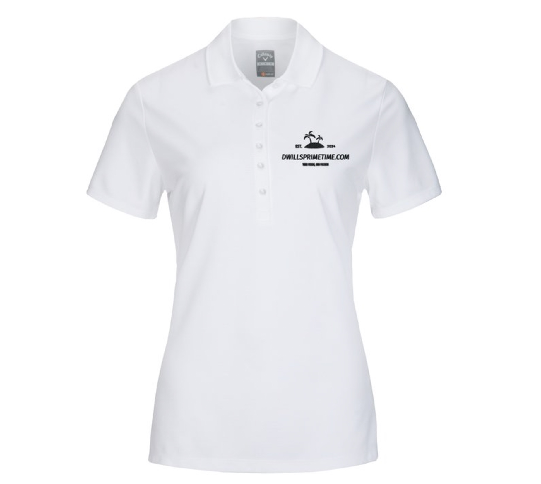 Womens White Polo Shirt