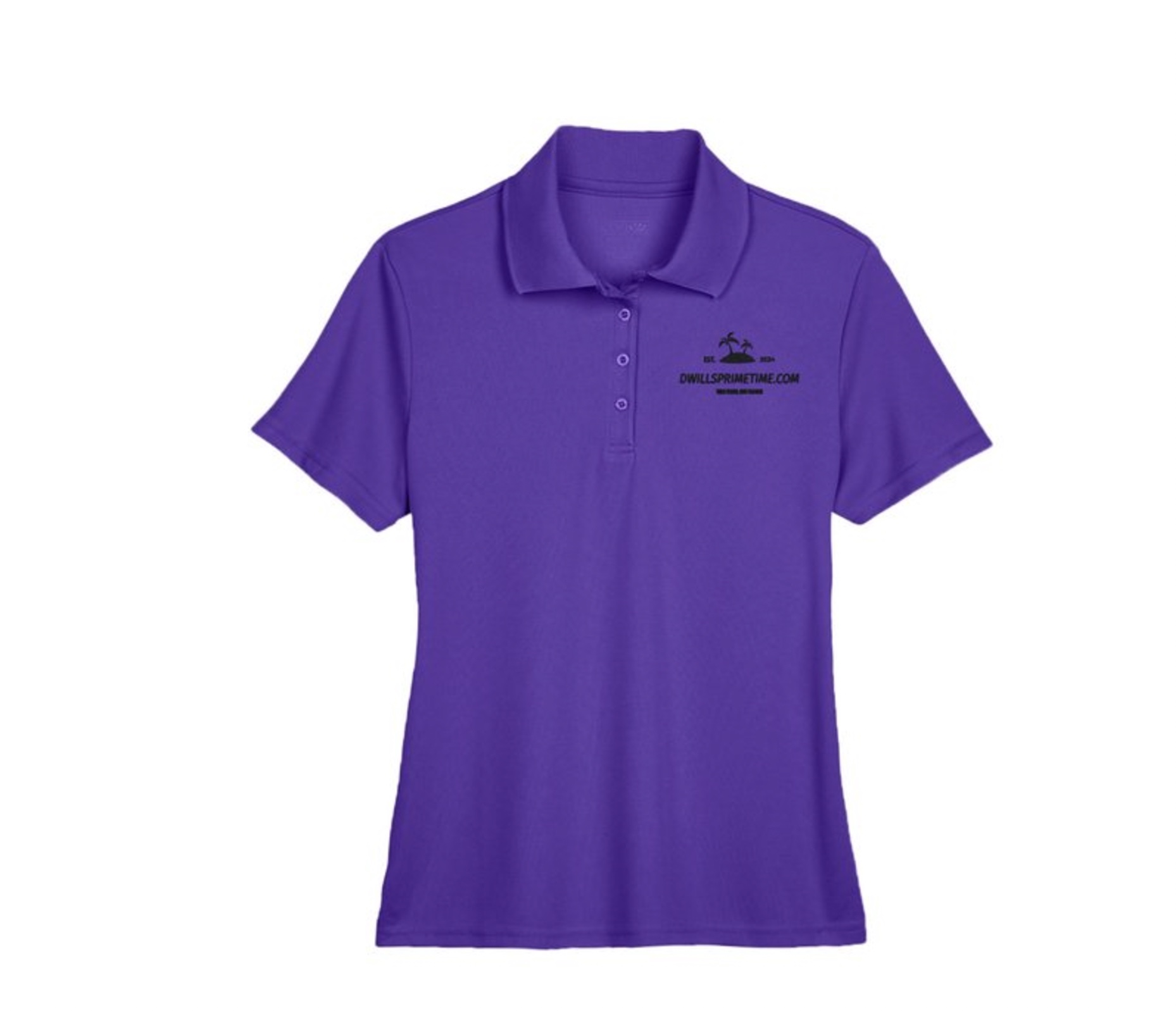 Womens Purple Polo Shirt