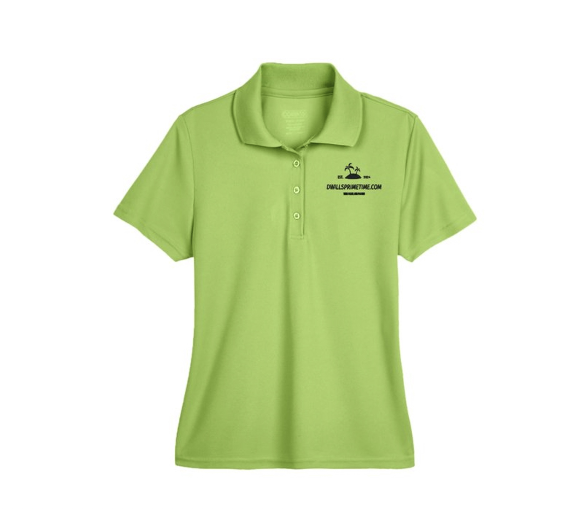 Womens Green Polo Shirt