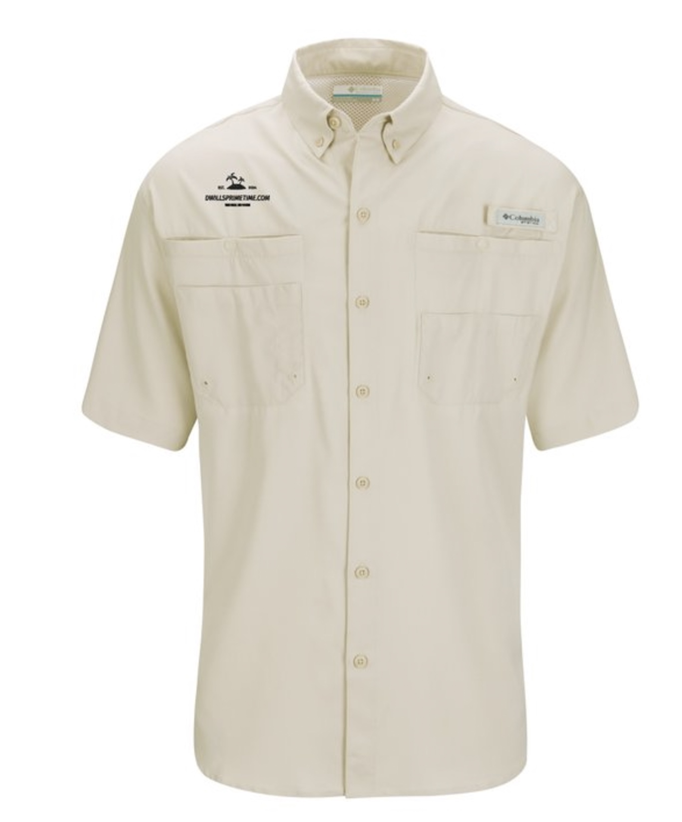 Short Sleeve Button-Down Dress Shirt