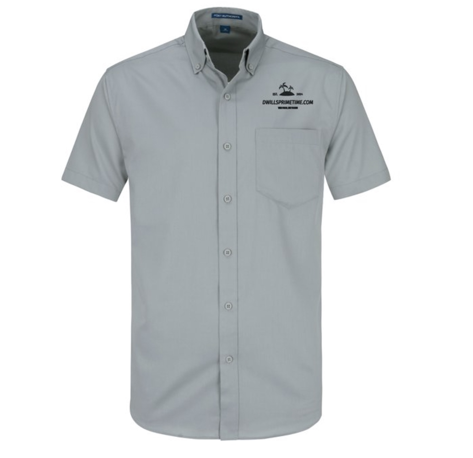 Men's Button-Down Short Sleeve Dress Shirt