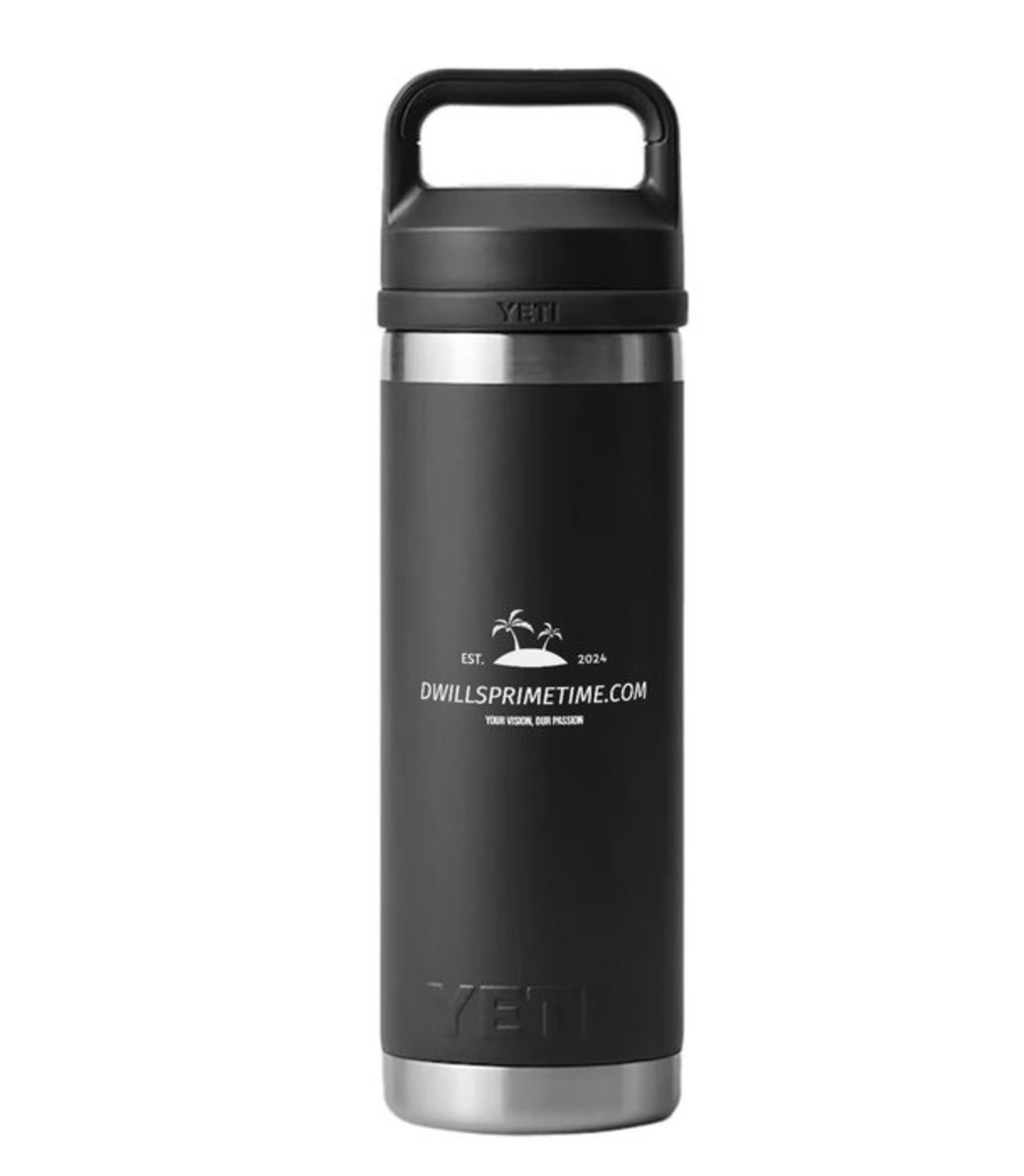 YETI Black Insulated Water Bottle