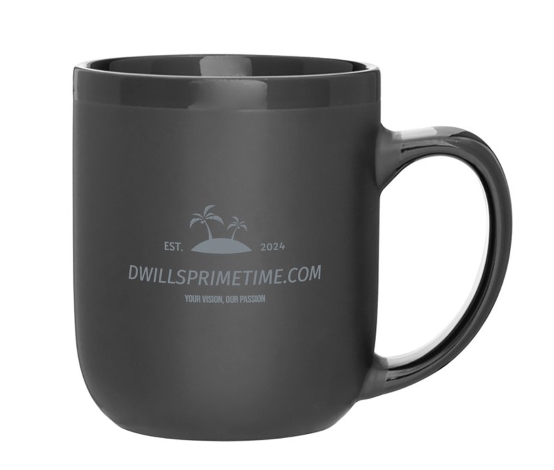 Black Ceramic Mug