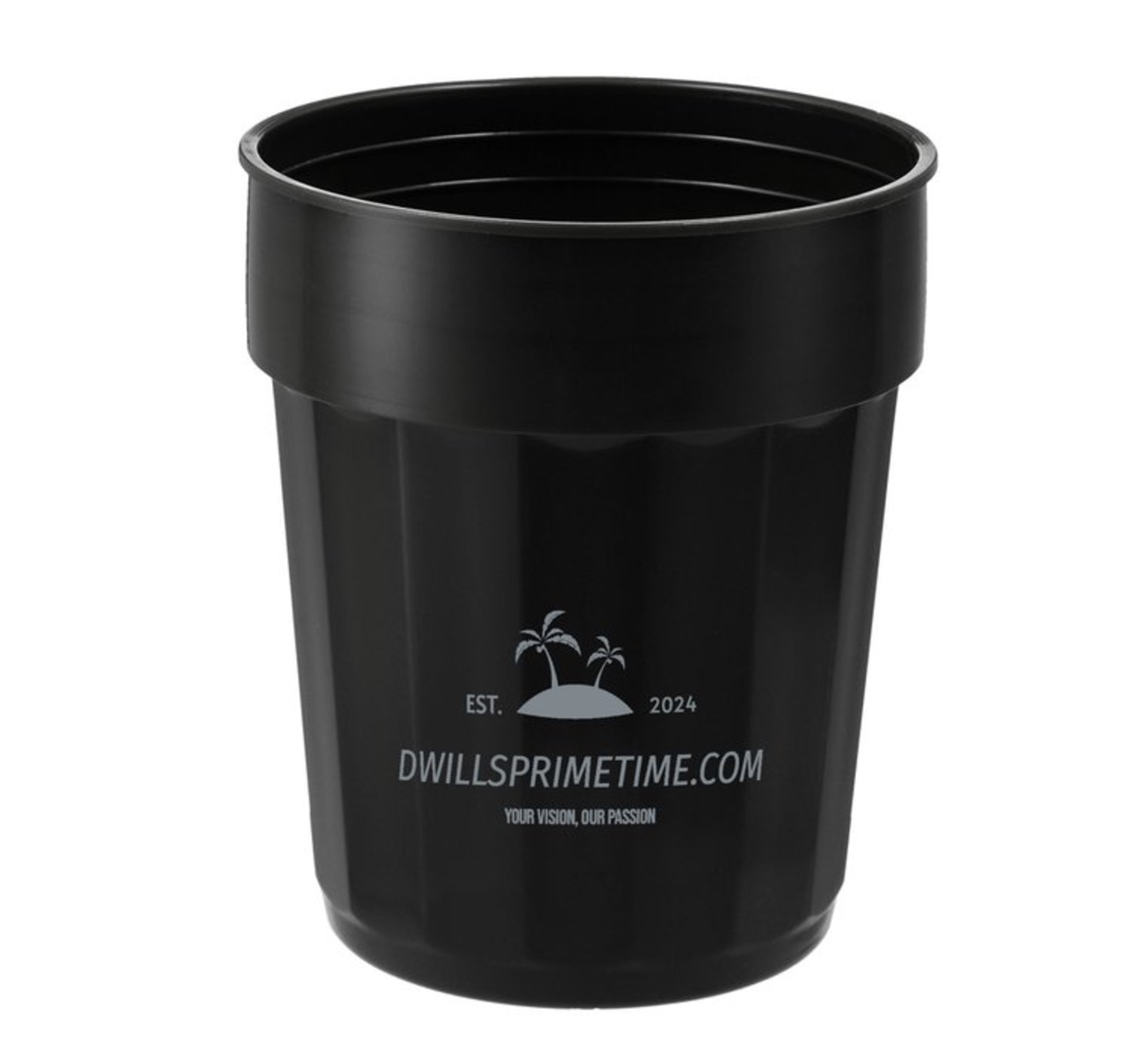 Black Plastic Plant Pot