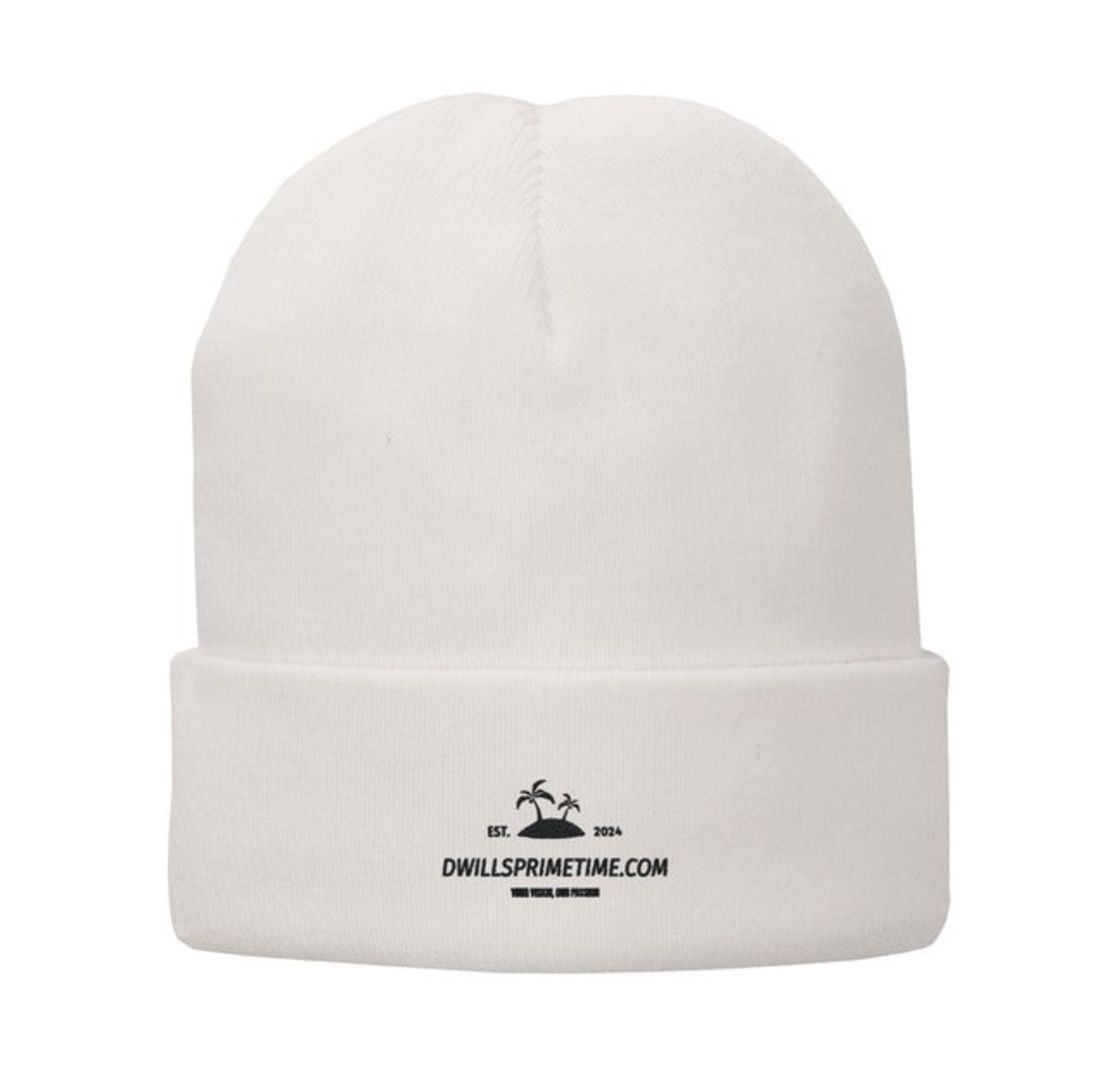 White Beanie Hat