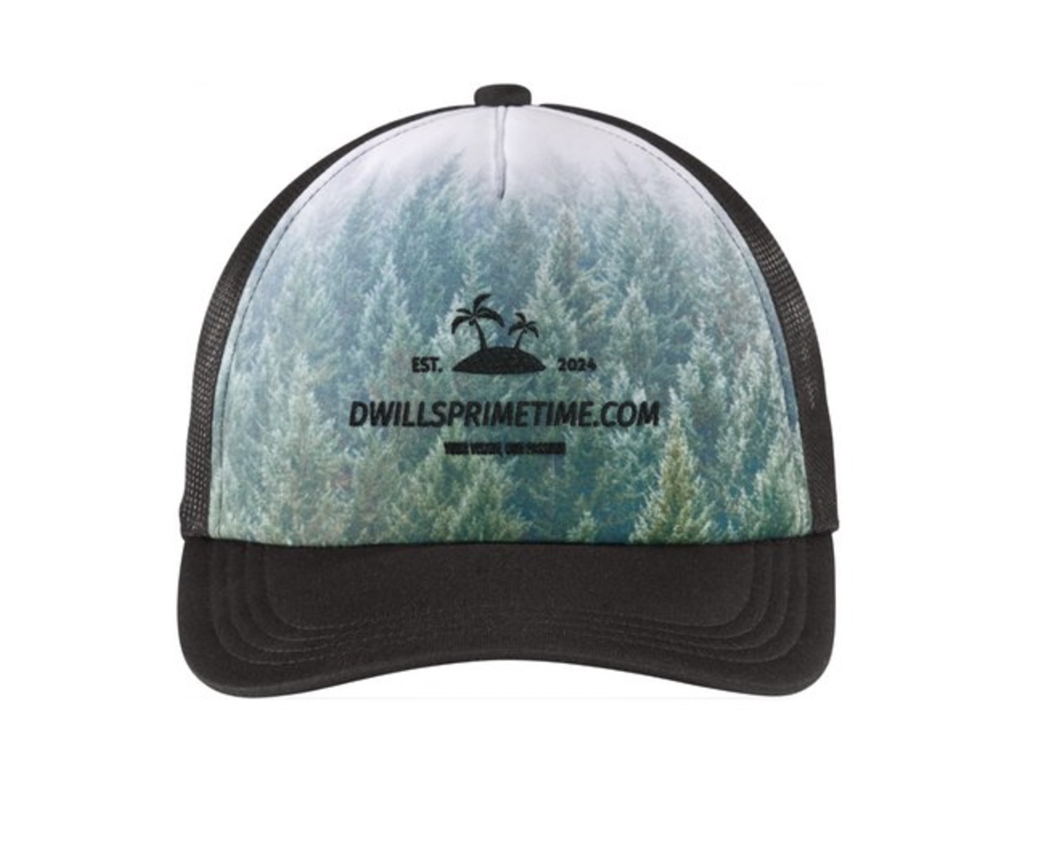 Forest Print Trucker Hat