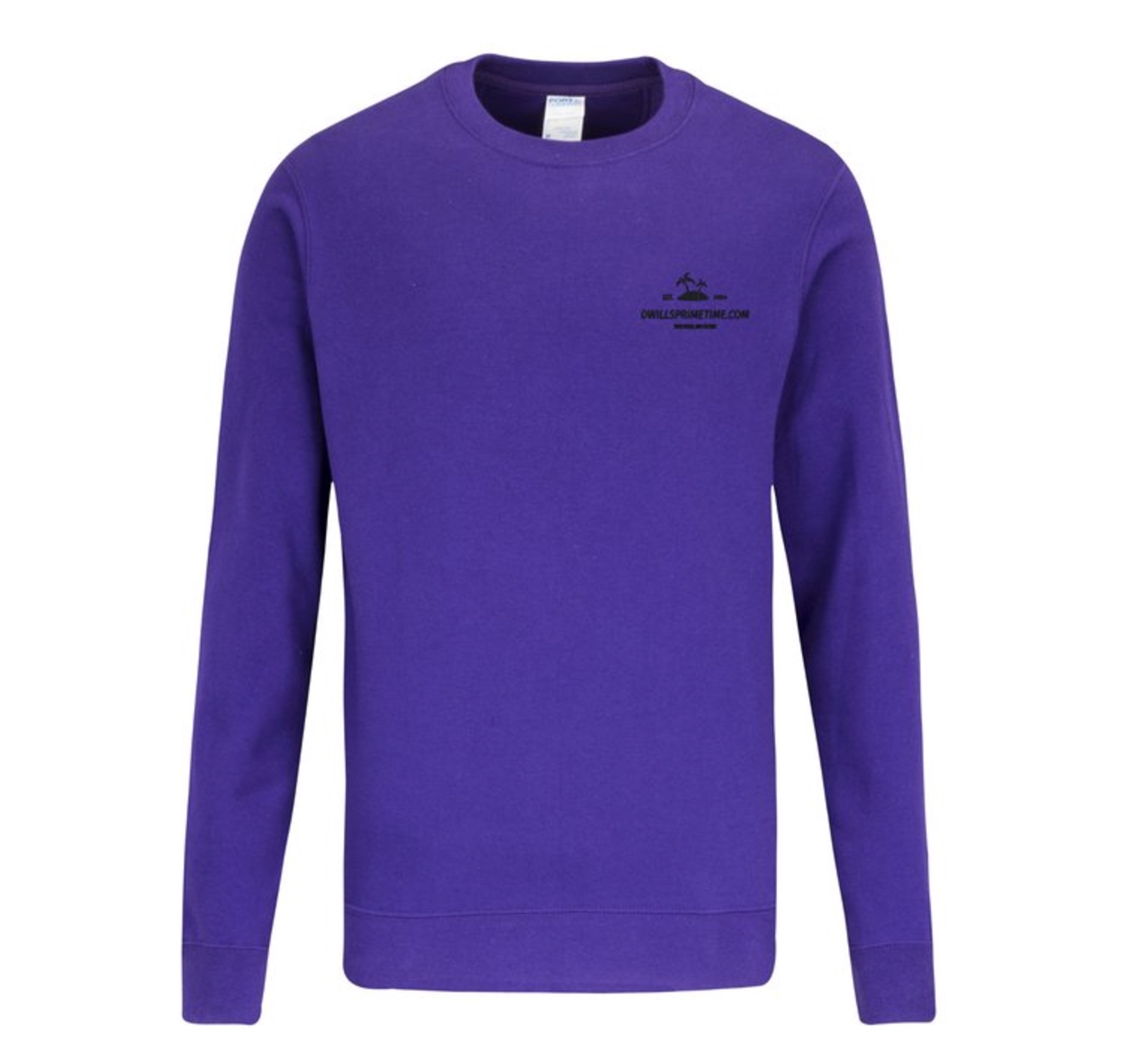 Purple Crewneck Sweatshirt