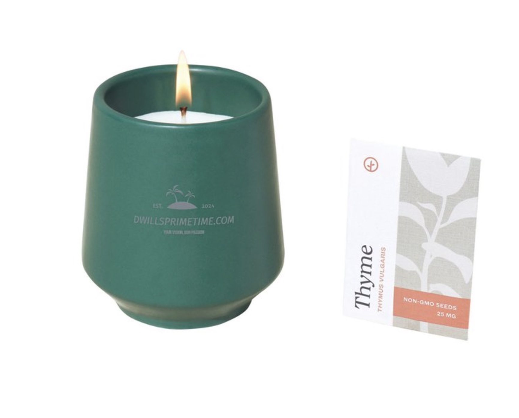 Aromatic Green Candle