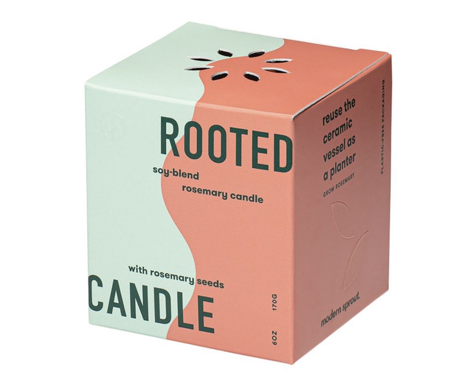 Aromatic Candle with Rosemary Scent