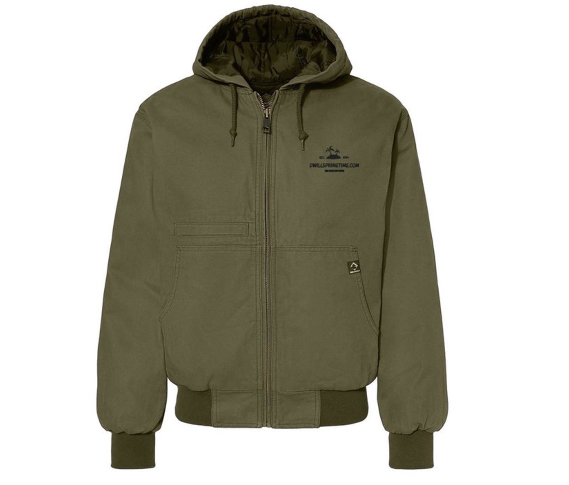 Green Hooded Jacket