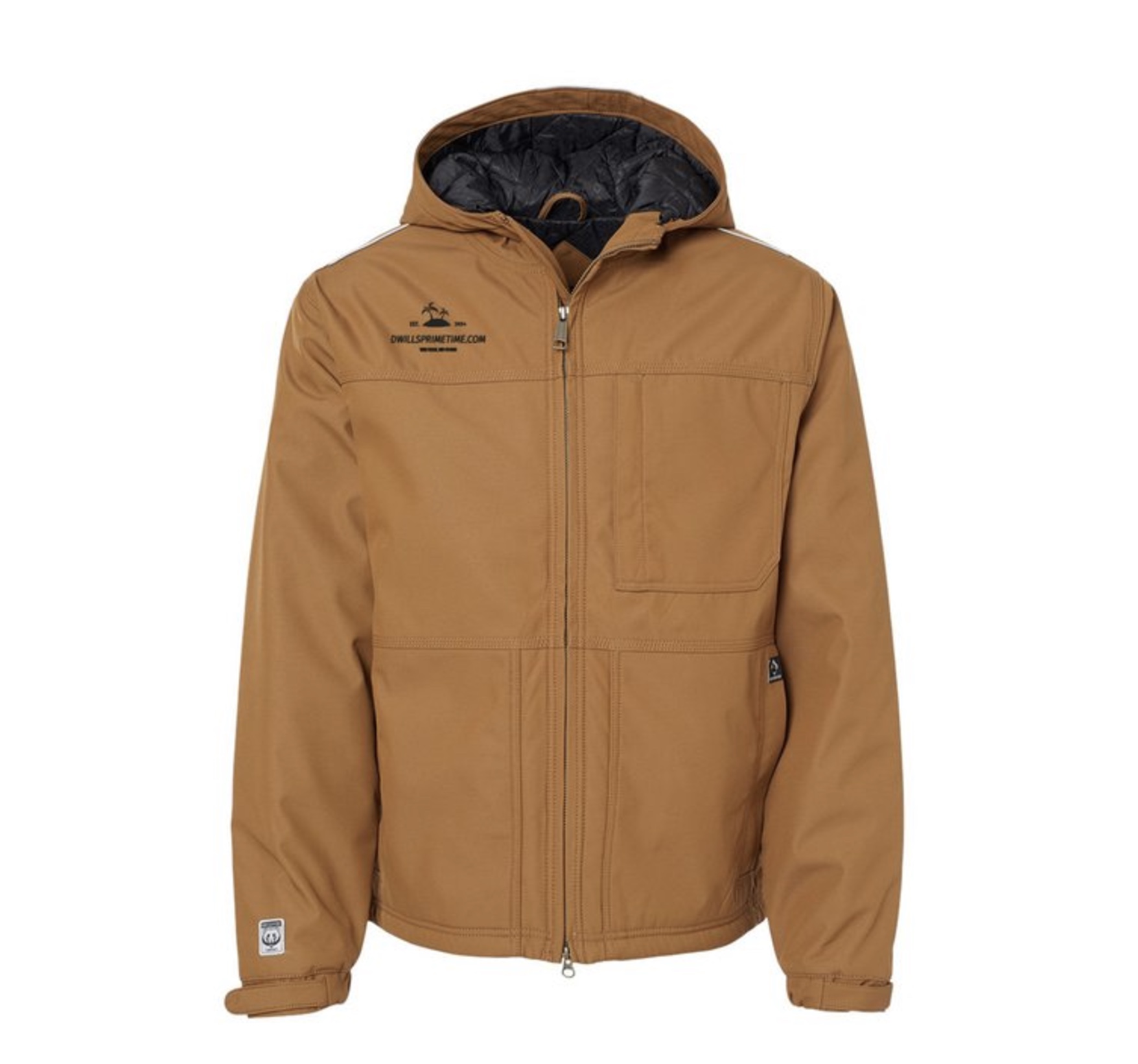 Brown Hooded Jacket