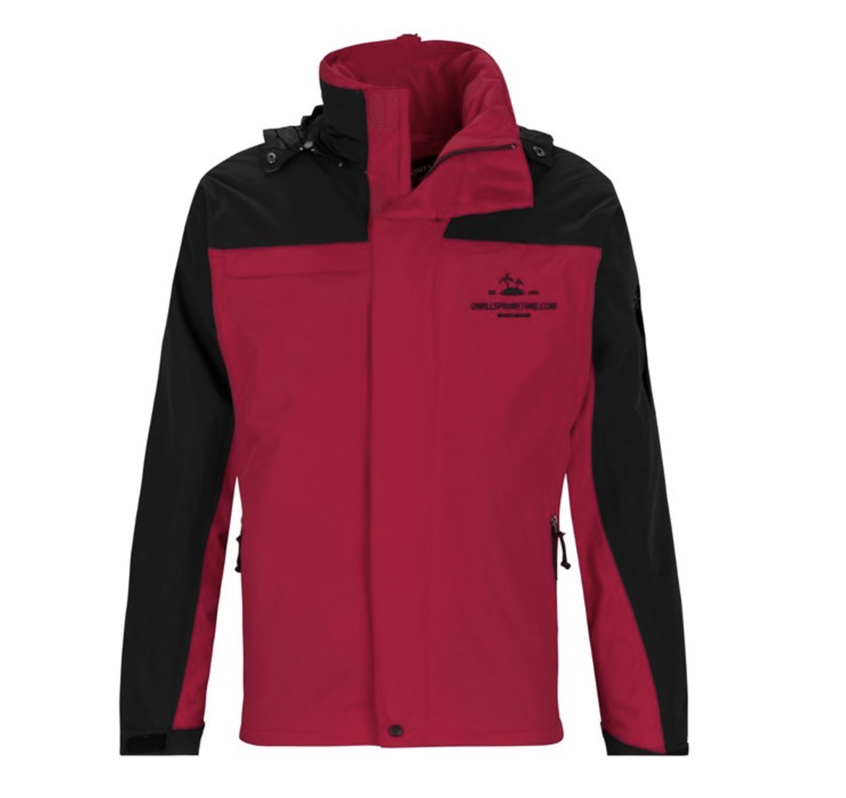 Men's Red and Black Jacket