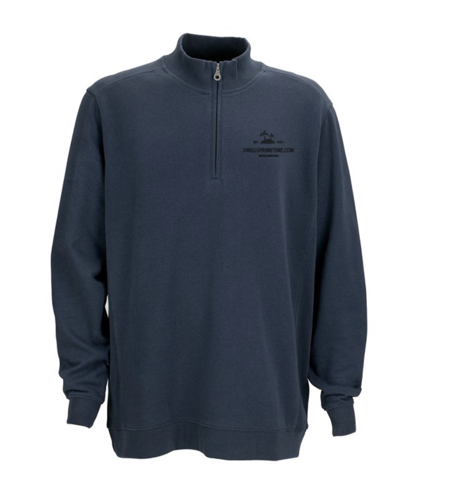 Men's Navy Quarter Zip Pullover