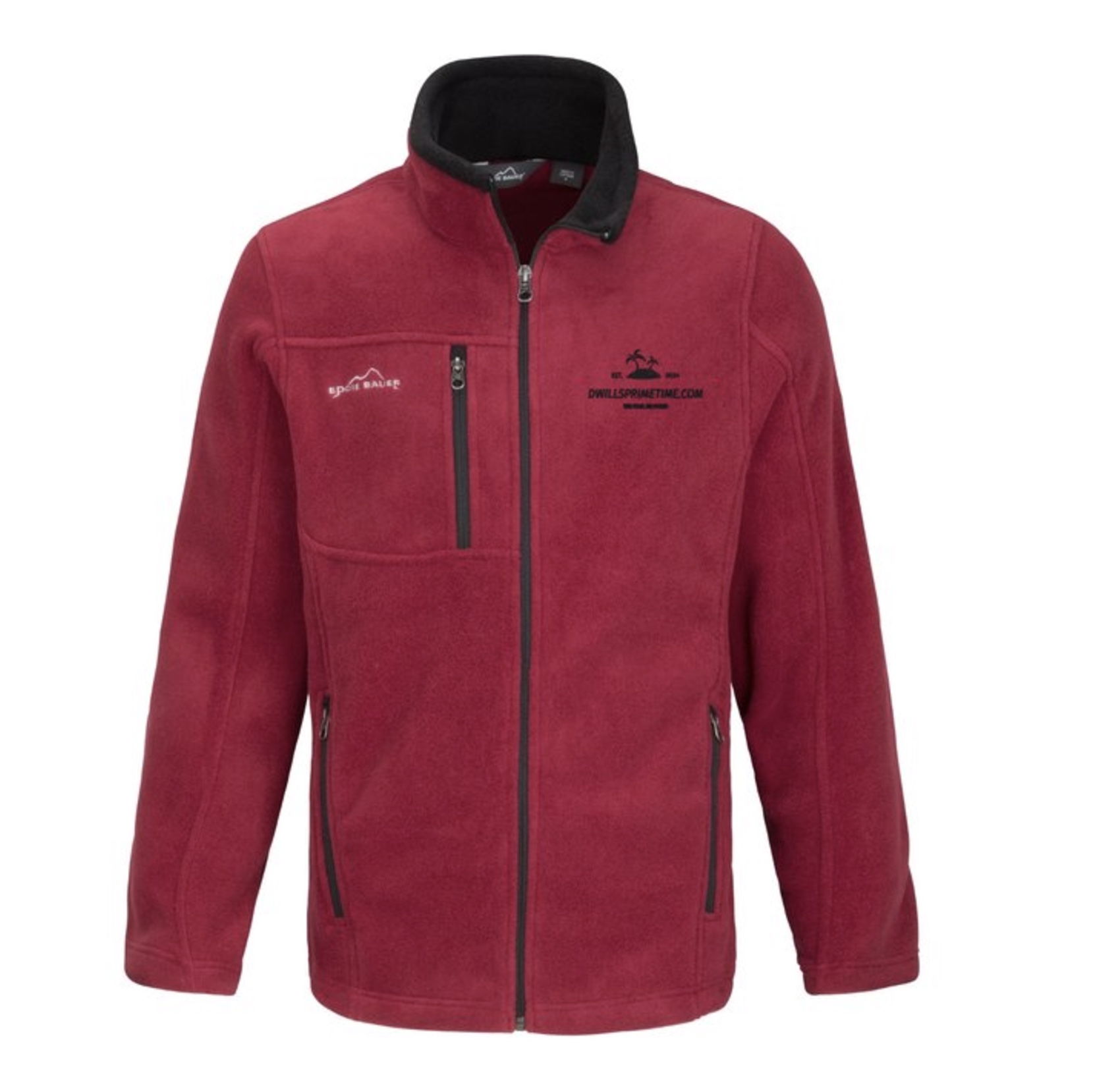 Red Men's Fleece Jacket