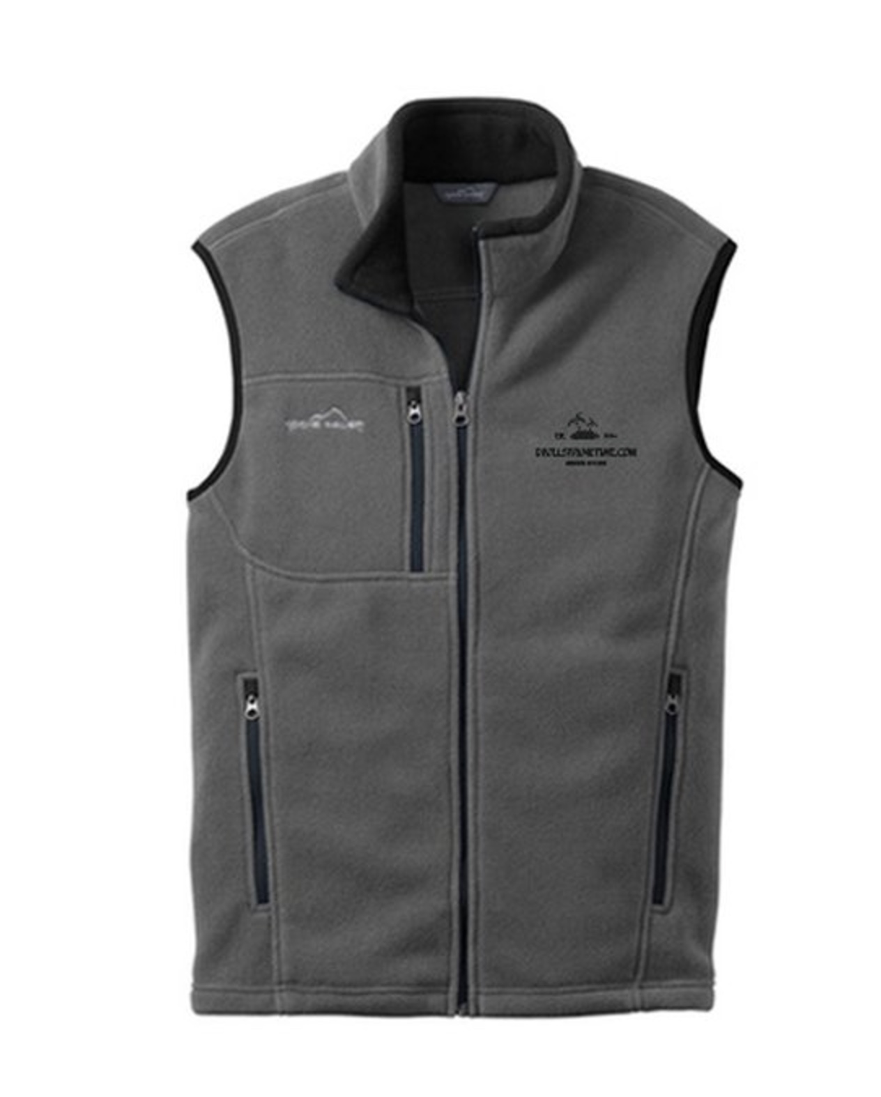Men's Gray Fleece Vest