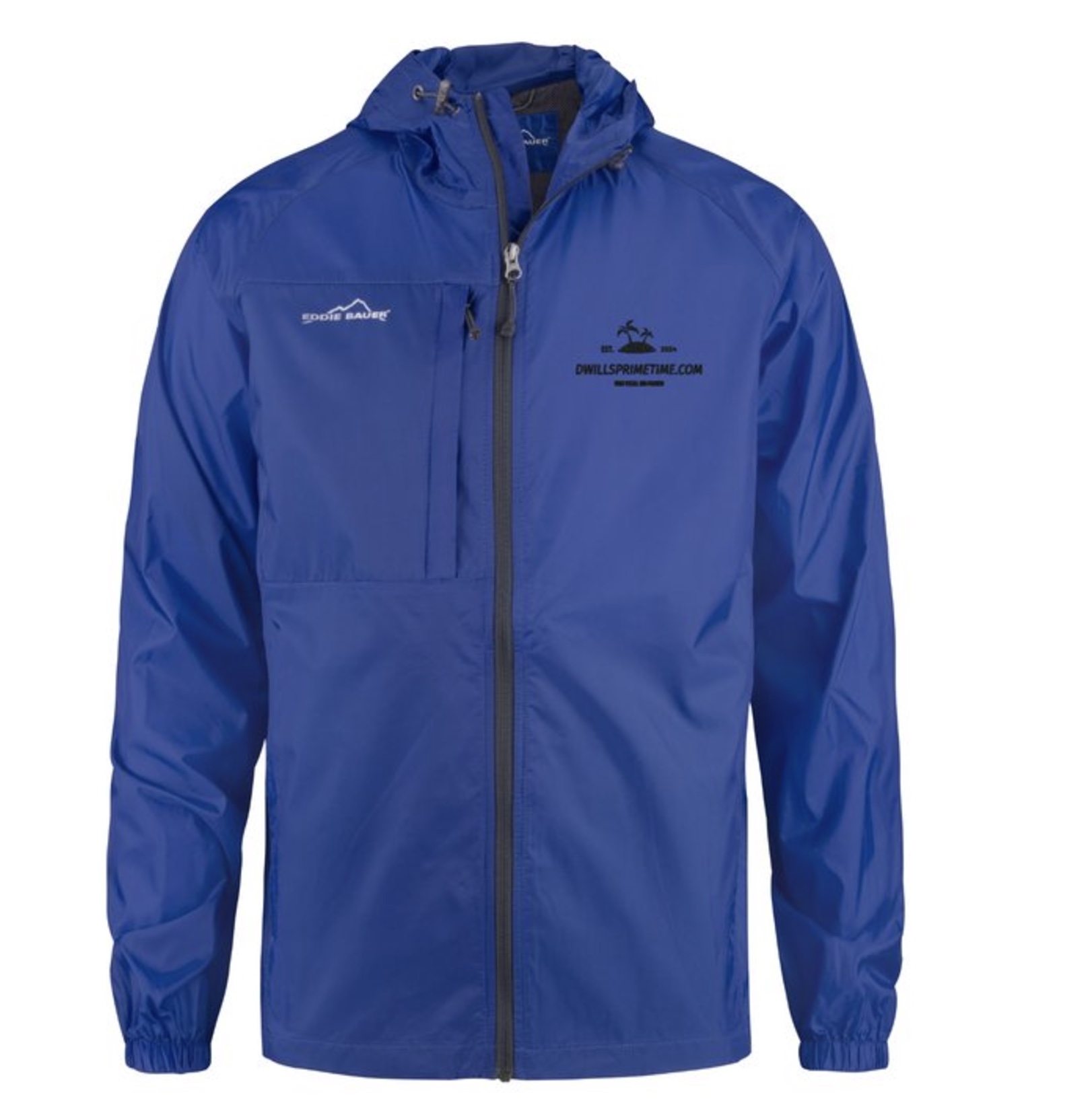 Men's Blue Windbreaker Jacket