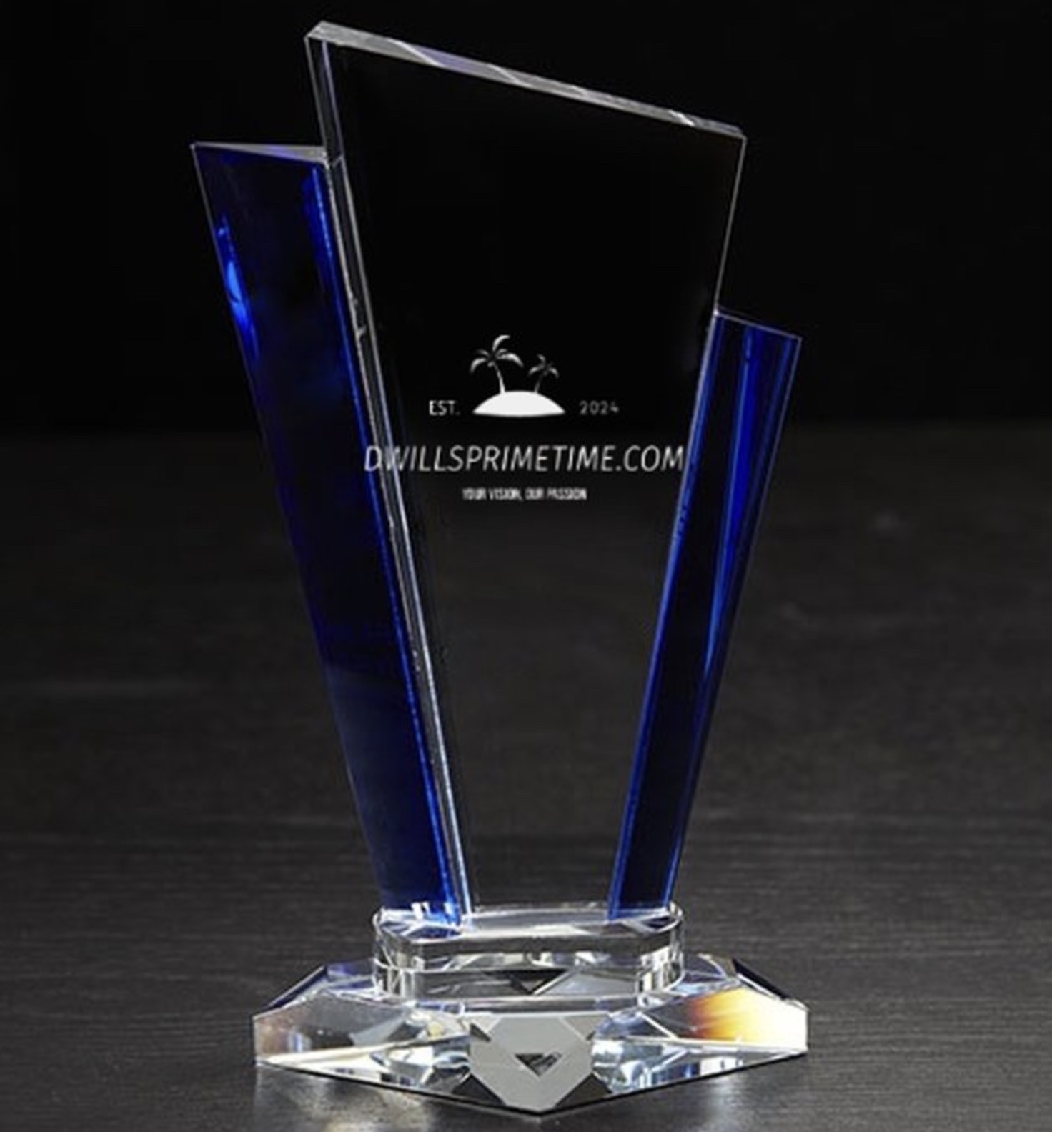 Crystal Award Trophy