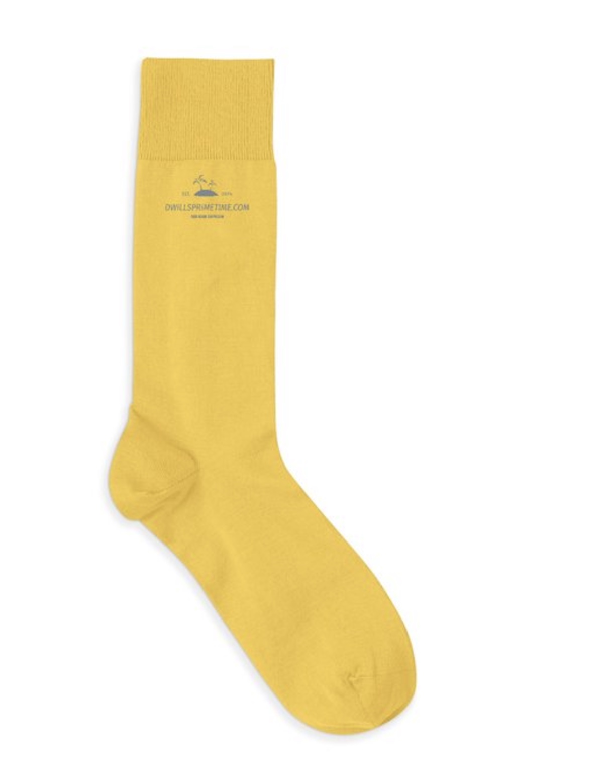 Yellow Crew Socks