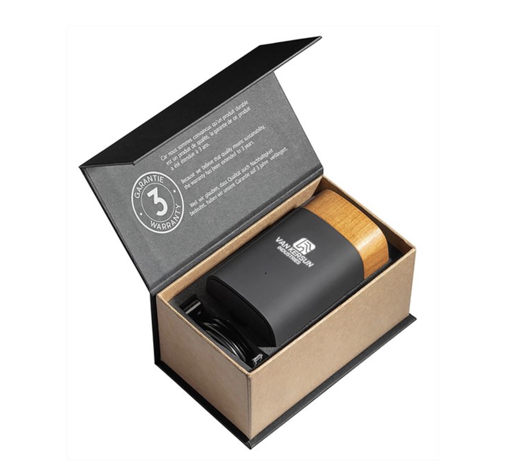 Dwillsprimetime® Maple Wood Clever Speaker – 5 W