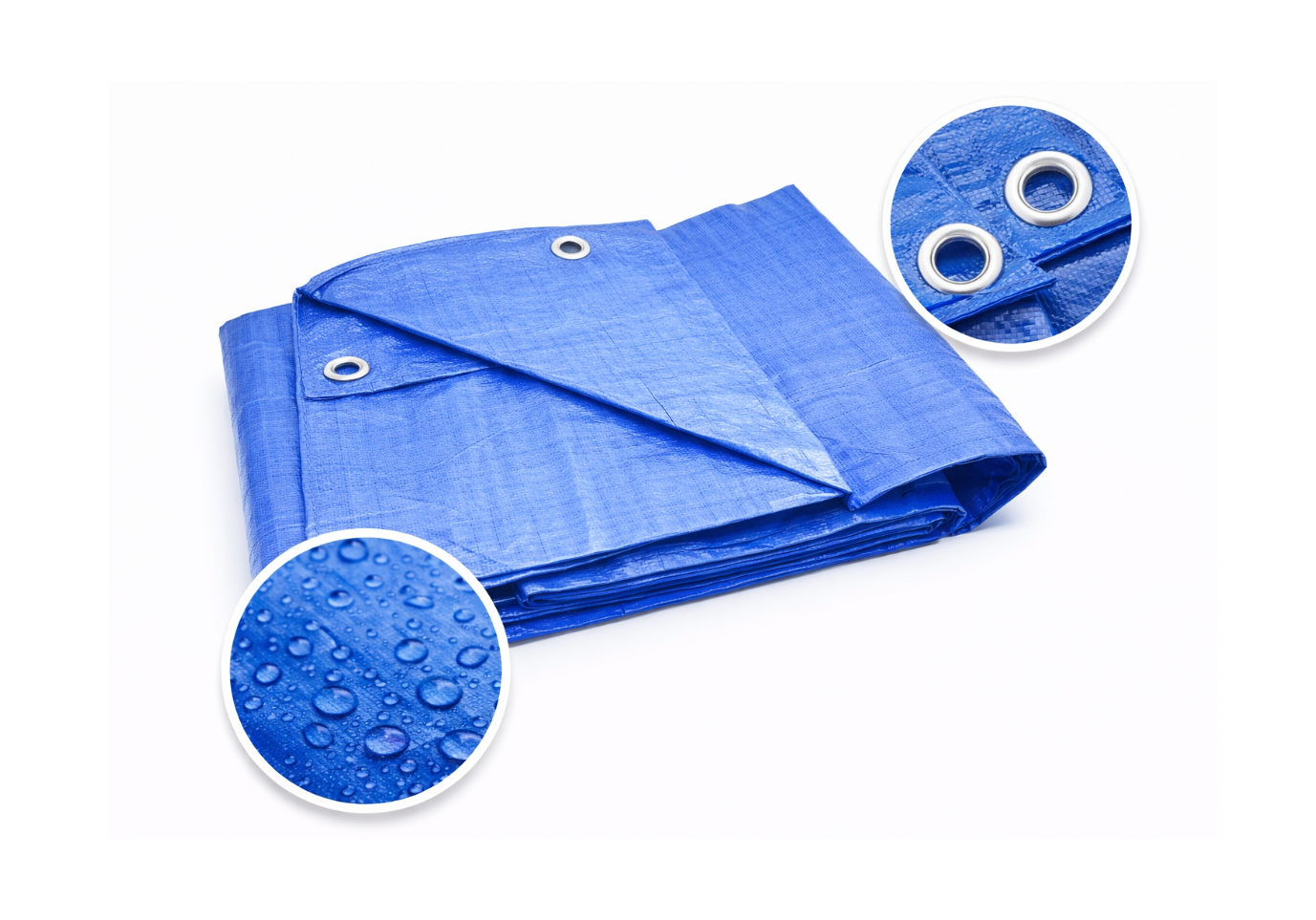 Tentas - uždangalas Mėlynas 7x7m. 50 g/m2