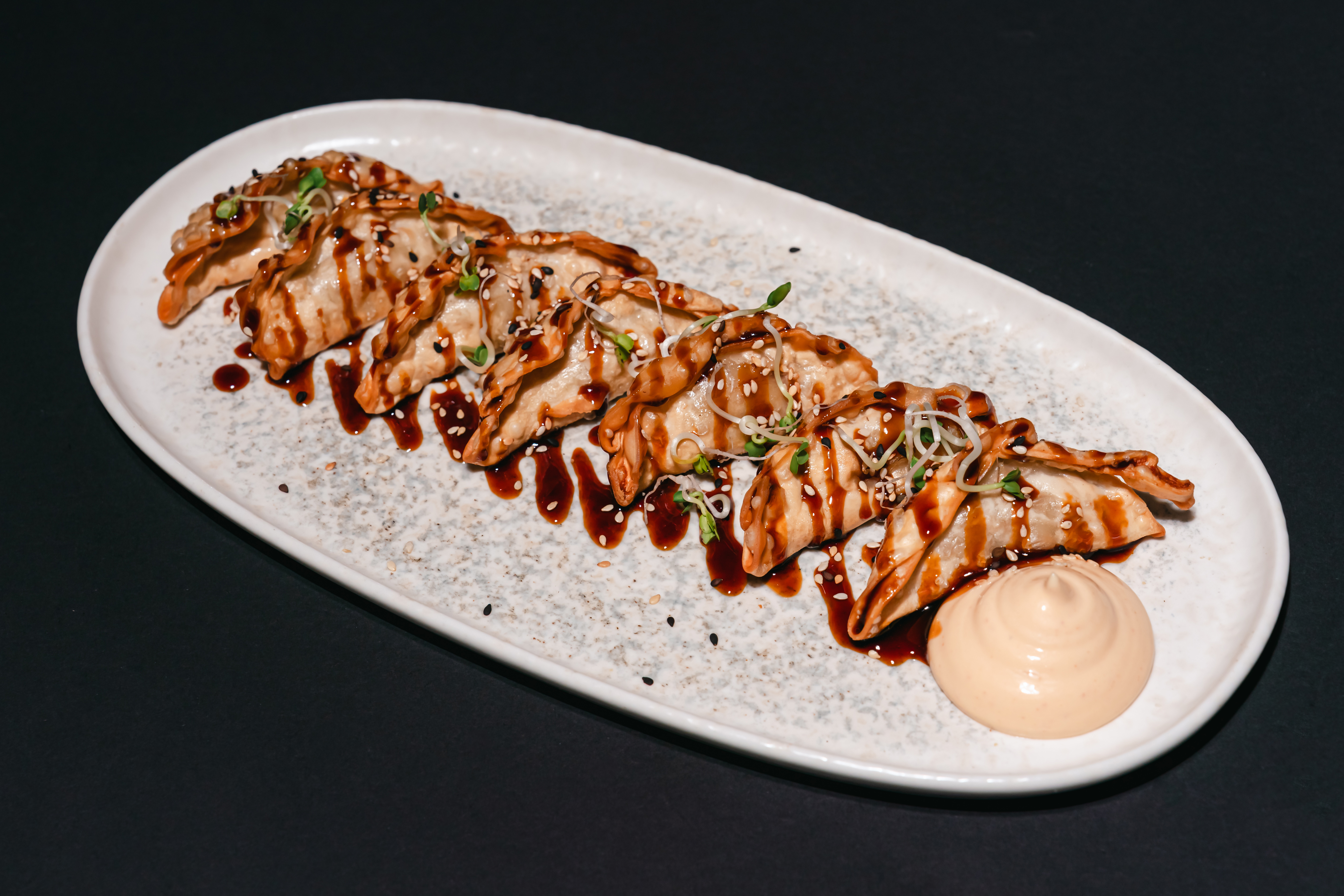    Gruzdinti gyoza koldūnai su mėsa