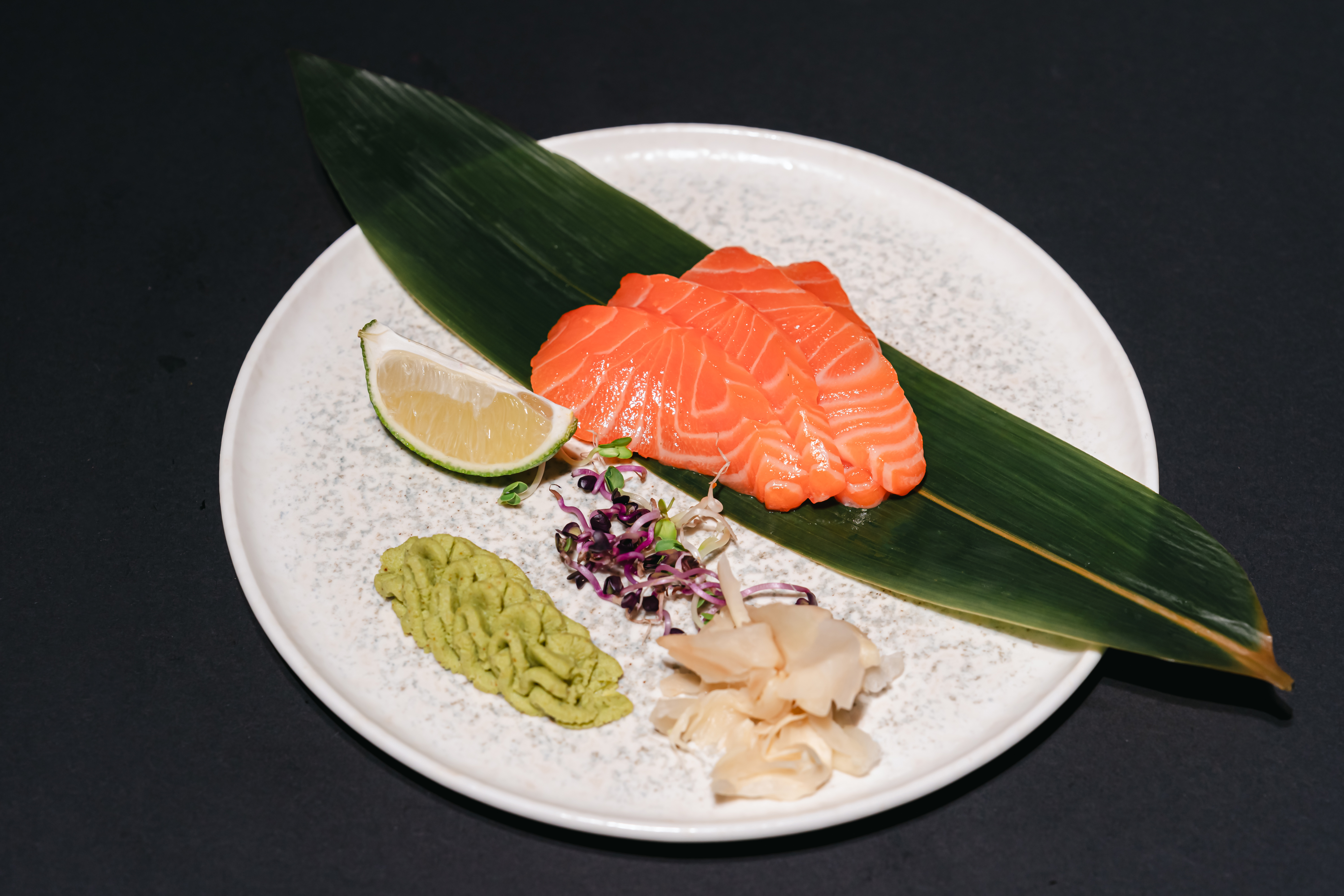 Salmon sashimi