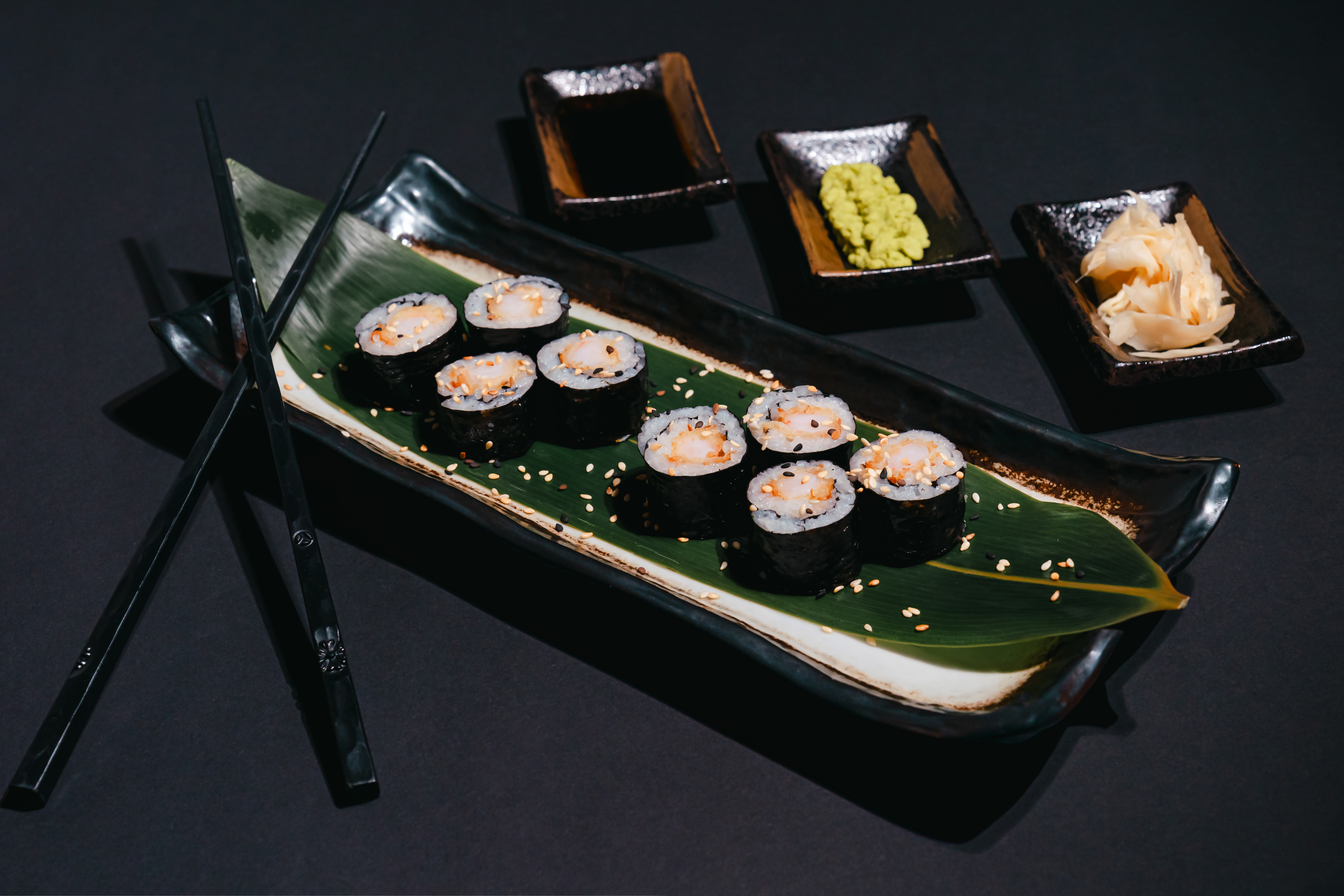 Tigrinės krevetės maki (8 vnt.)