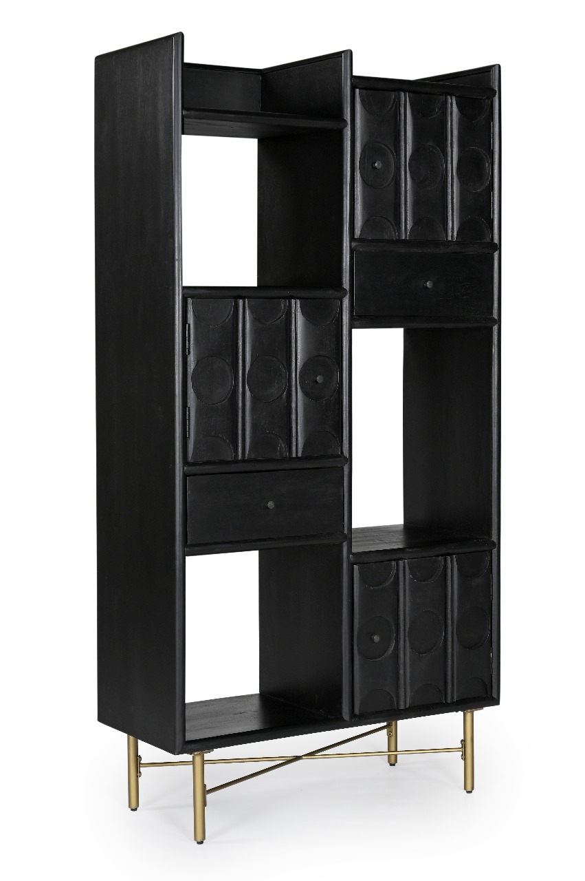 Wooden Art Deco Inspired Etagere 