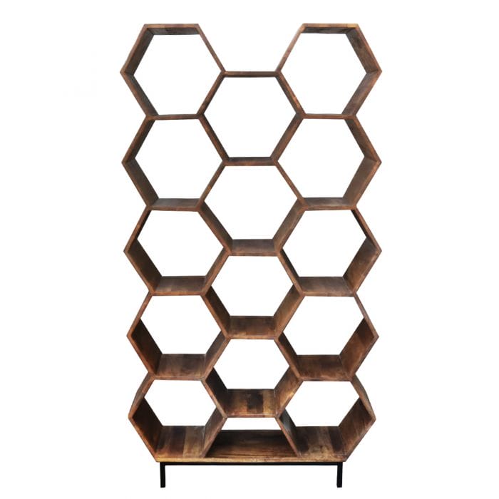 Wood Honeycomb Shelf 