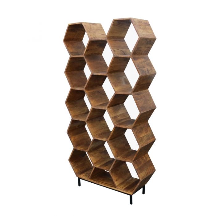 Wood Honeycomb Shelf 
