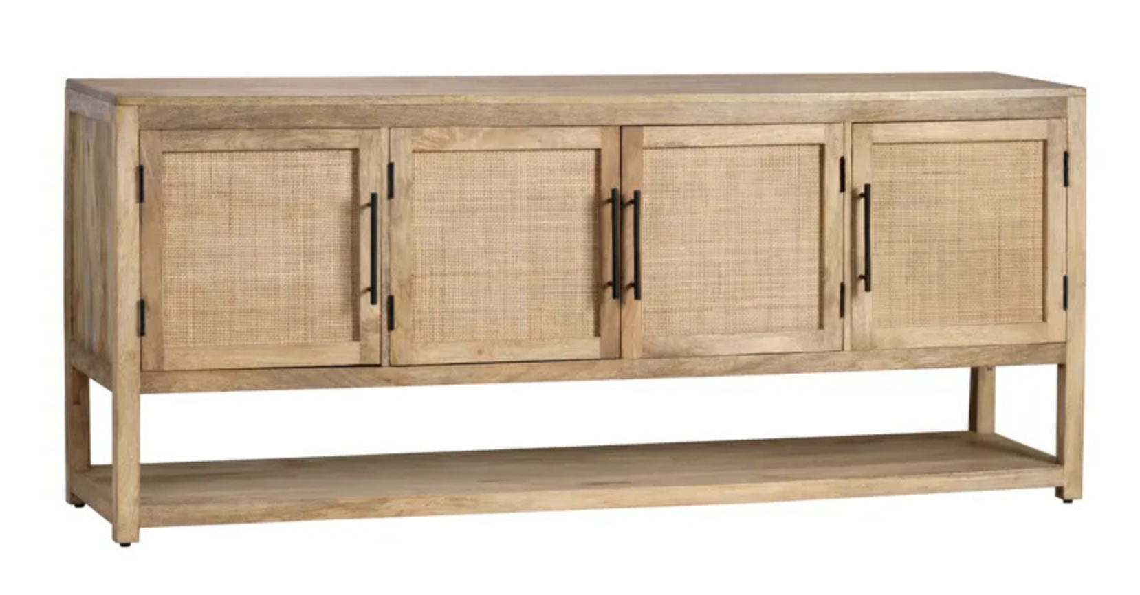 Rattan Sideboard With 4 Doors