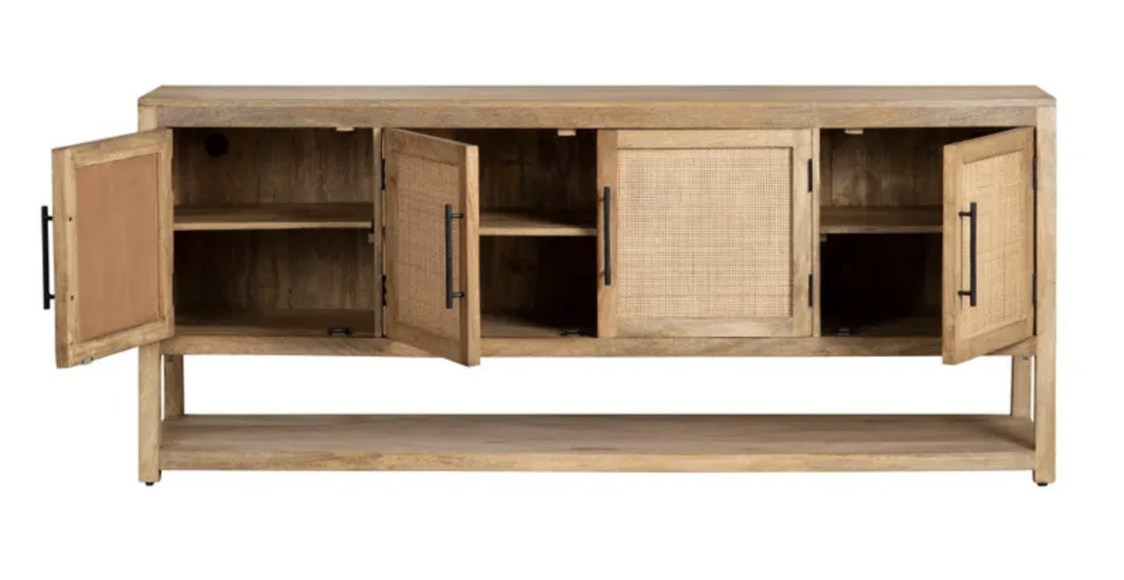 Rattan Sideboard With 4 Doors