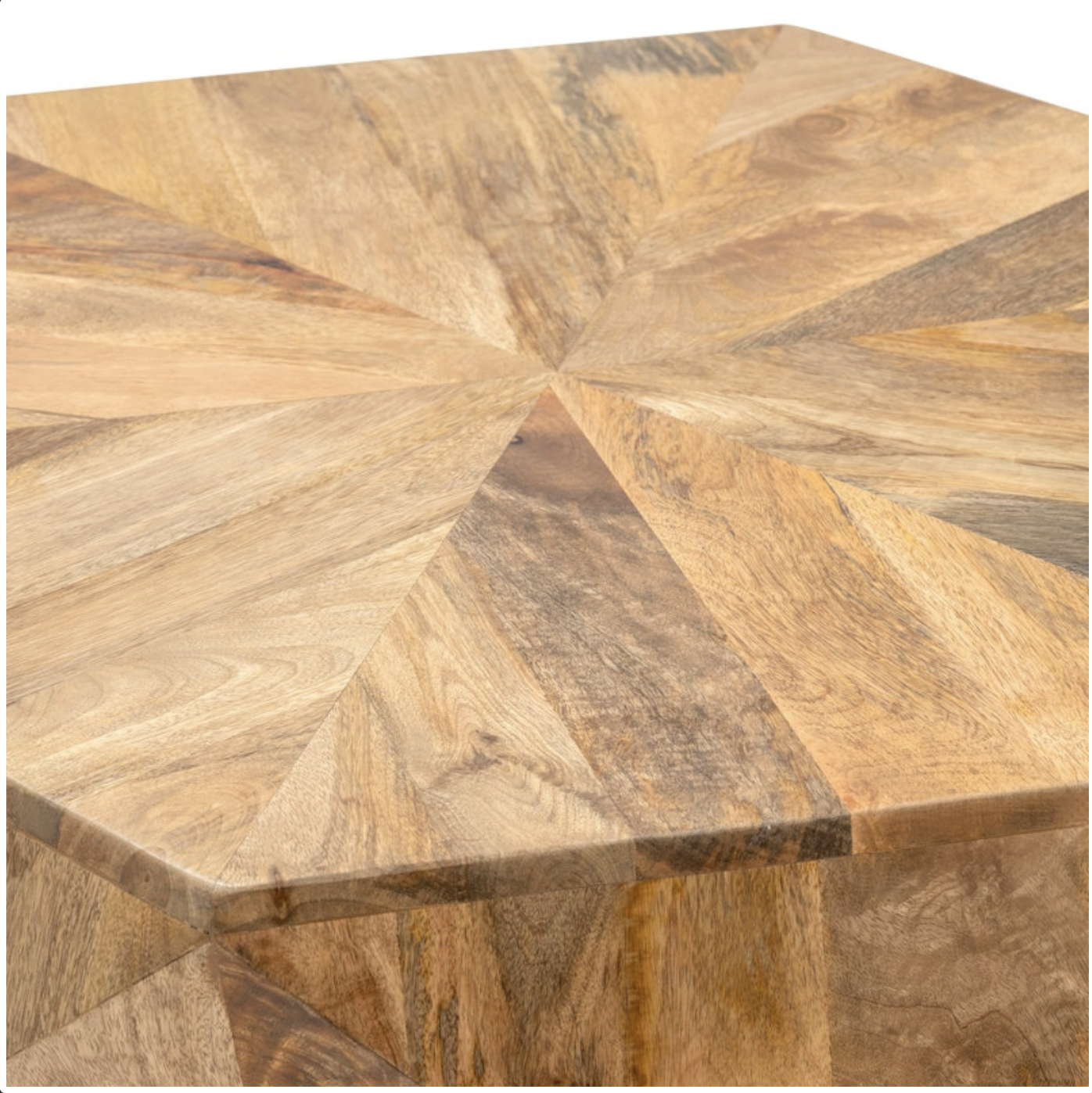 Geometric Wood Coffee Table