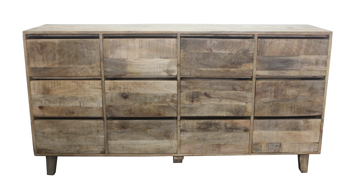 Wood 12 Drawers Chest
