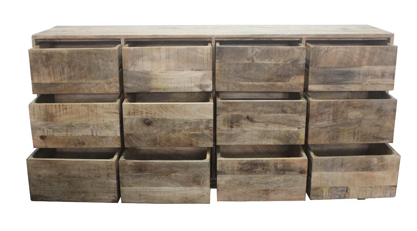Wood 12 Drawers Chest