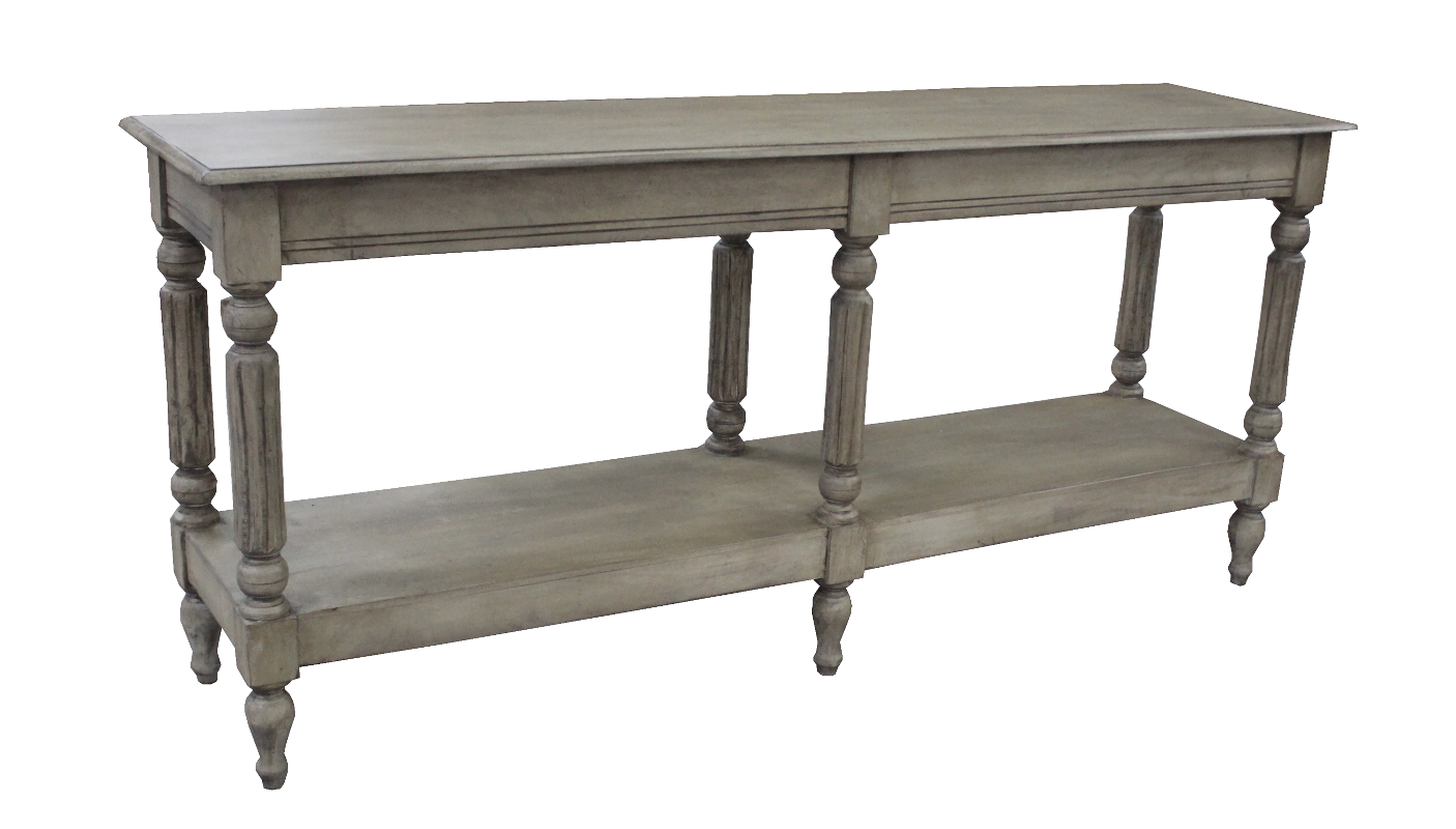 Wood Console Table 