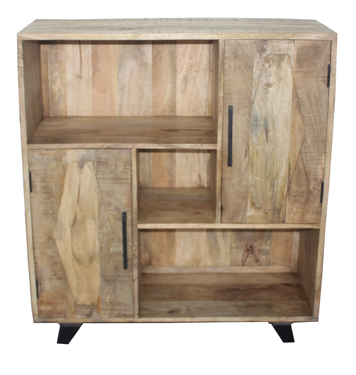Wood Sideboard 2 Doors with Shelves