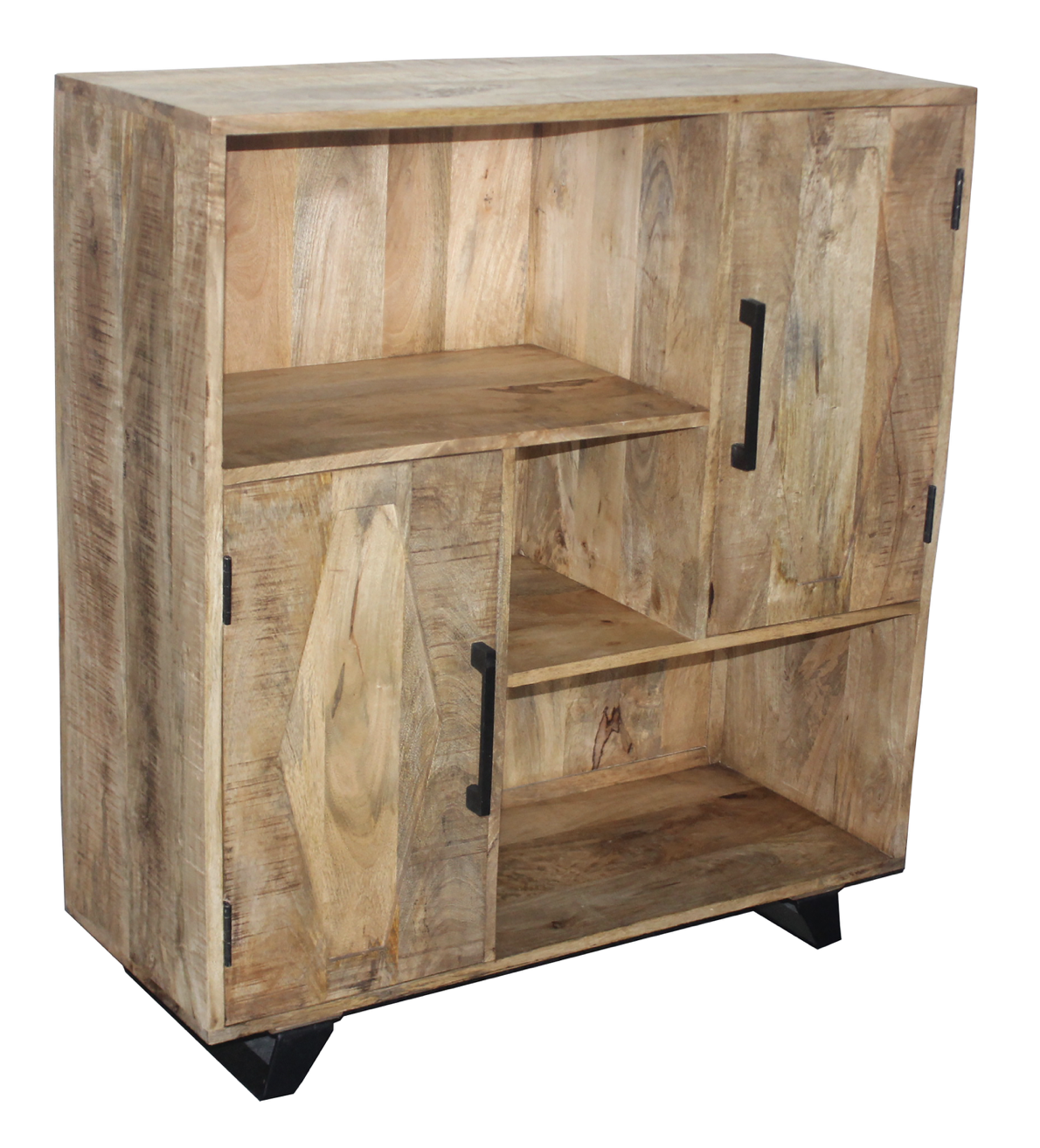 Wood Sideboard 2 Doors with Shelves
